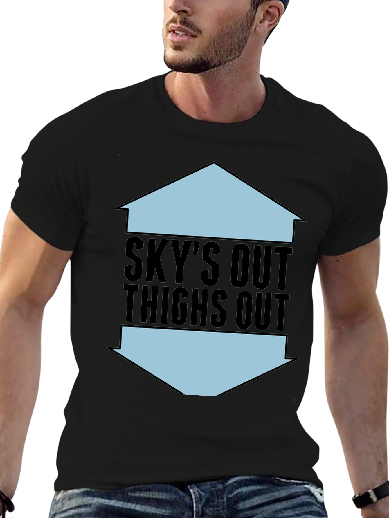 Skys Out Thighs Out Graphic Tee