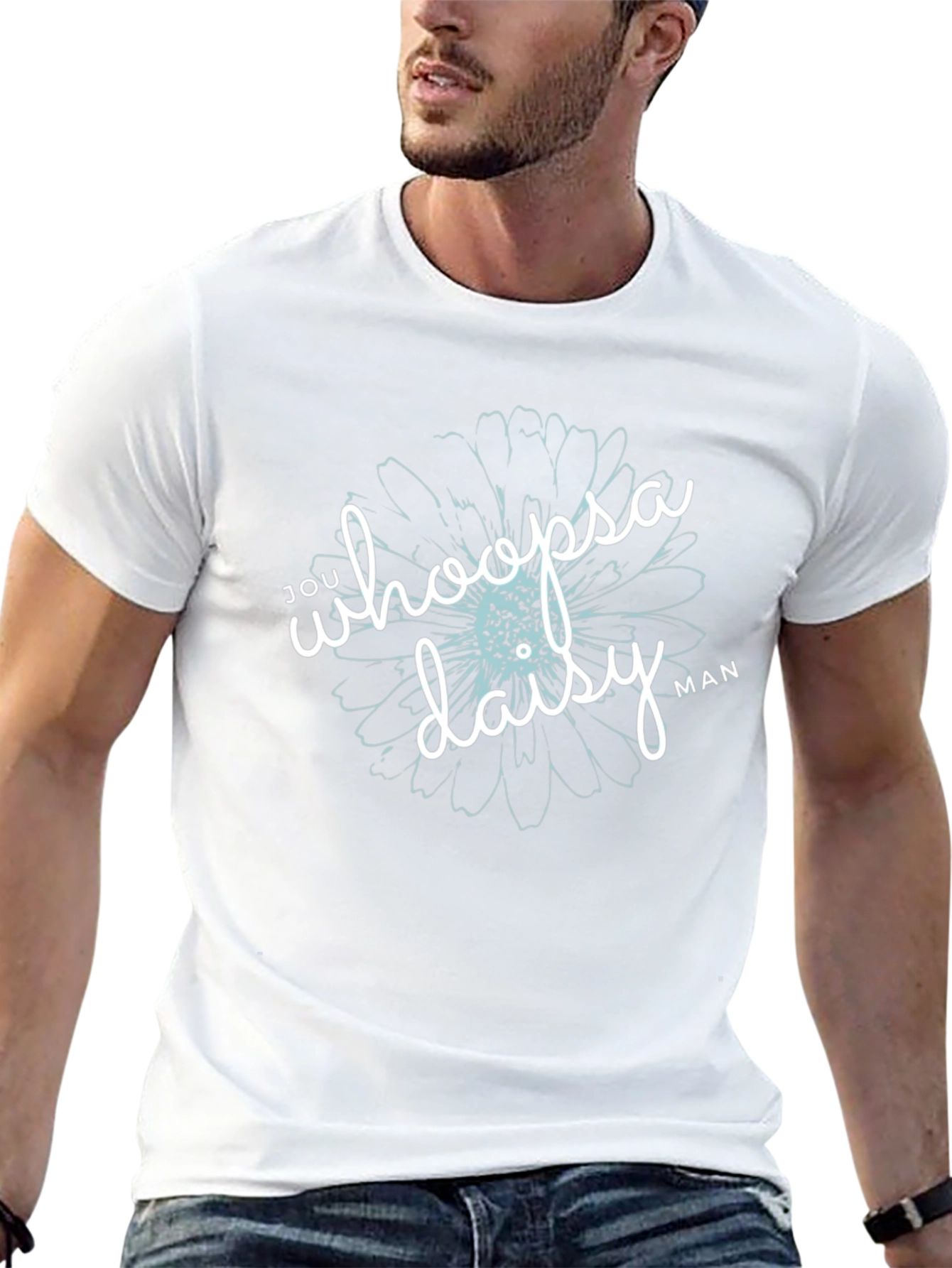 Jou Whoopsa Daisy Man Black T-Shirt