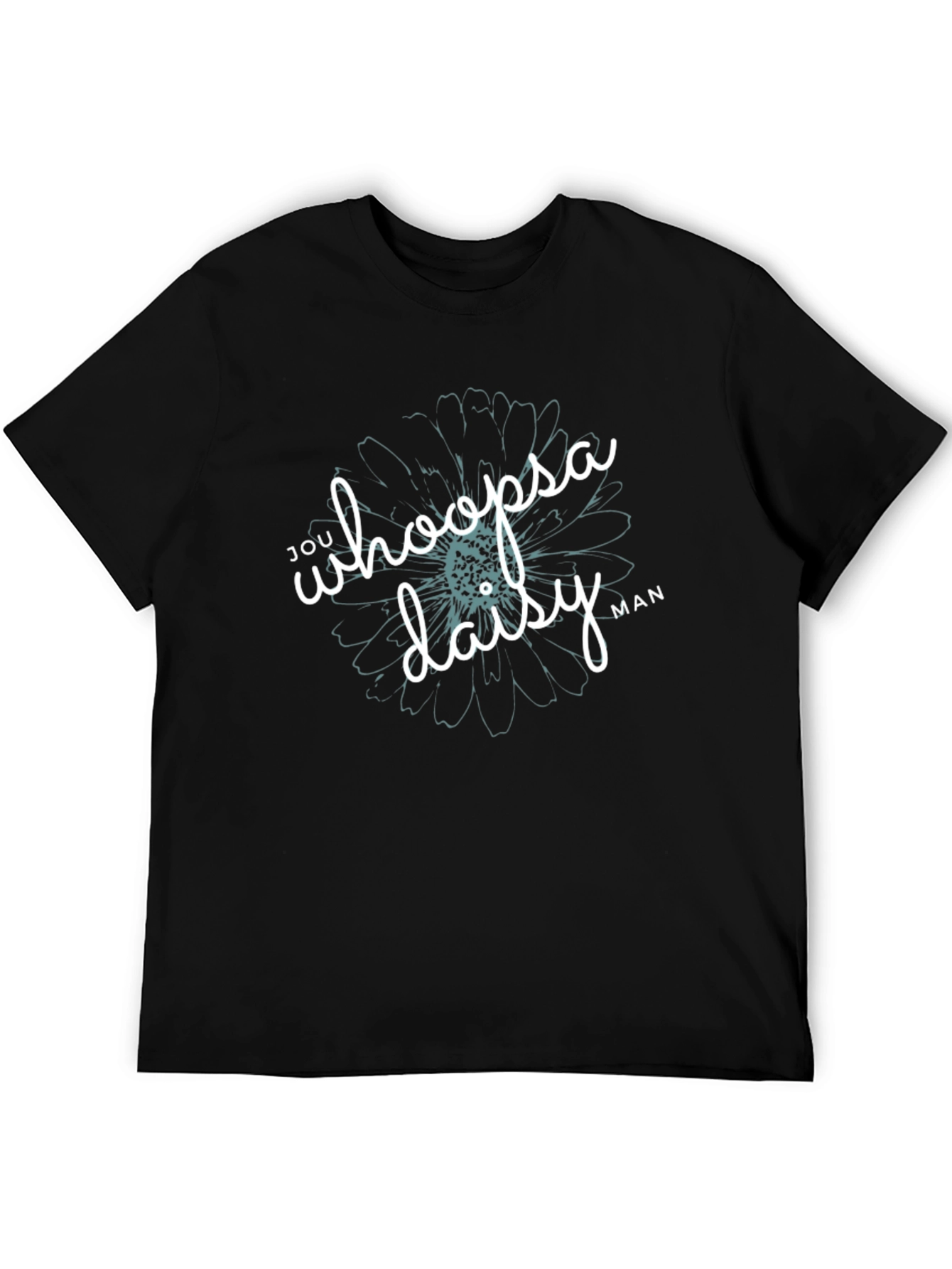 Jou Whoopsa Daisy Man Black T-Shirt