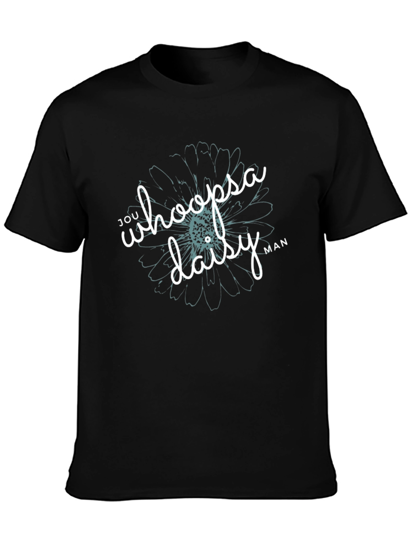 Jou Whoopsa Daisy Man Black T-Shirt