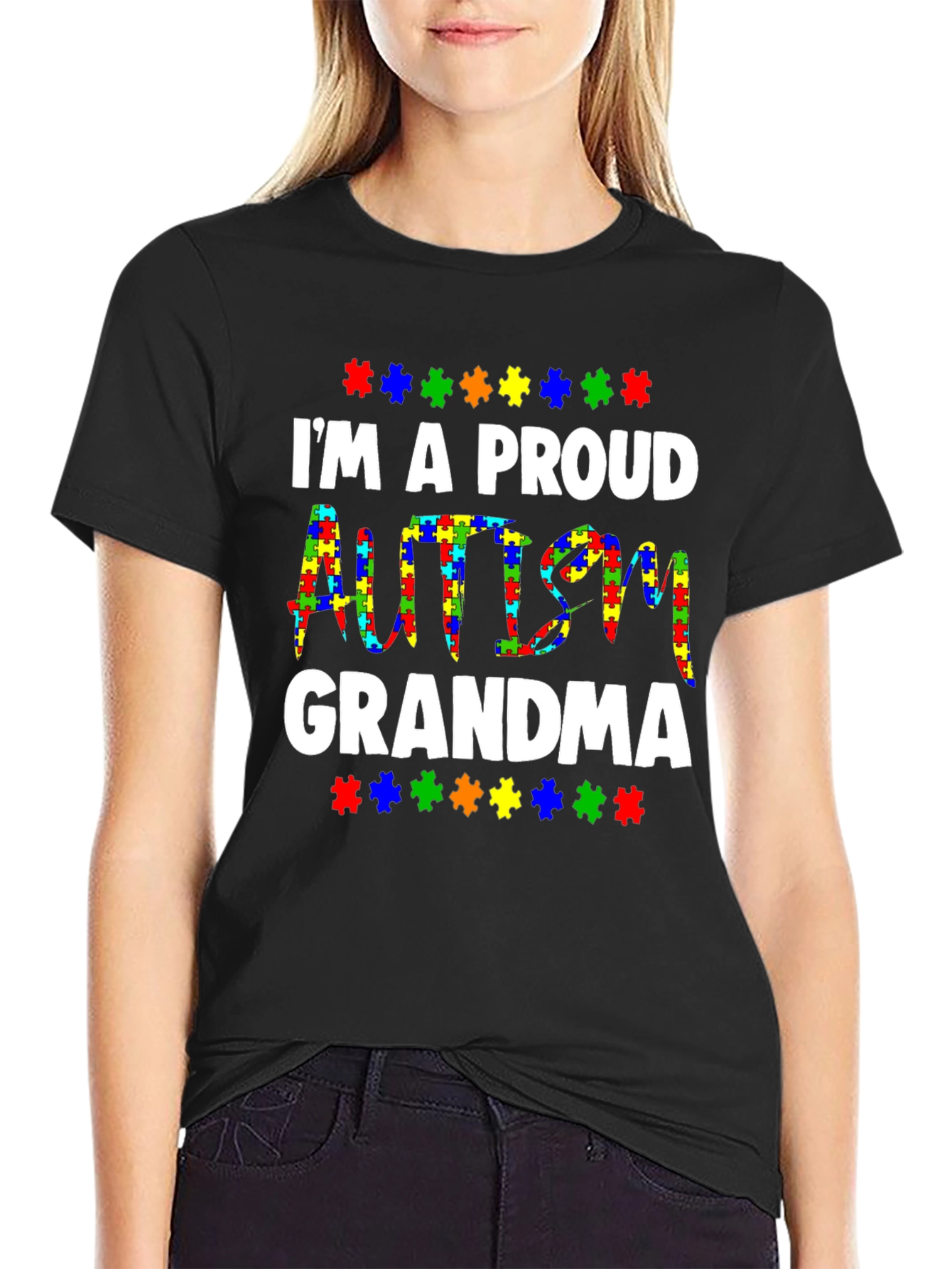 Proud Autism Grandma T-Shirt - Awareness Tee