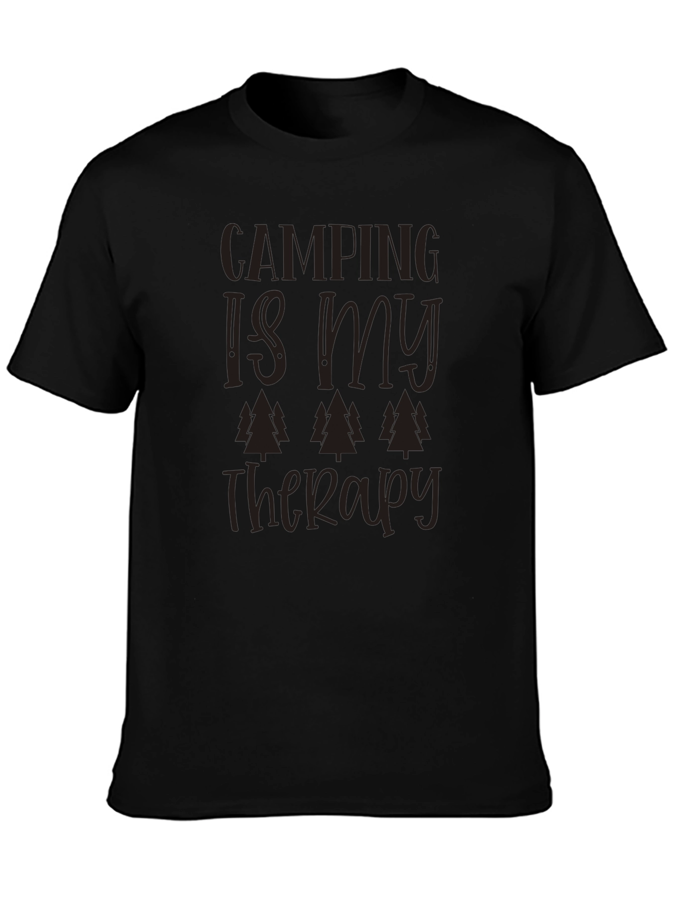 Camping is My Therapy Graphic T-Shirt