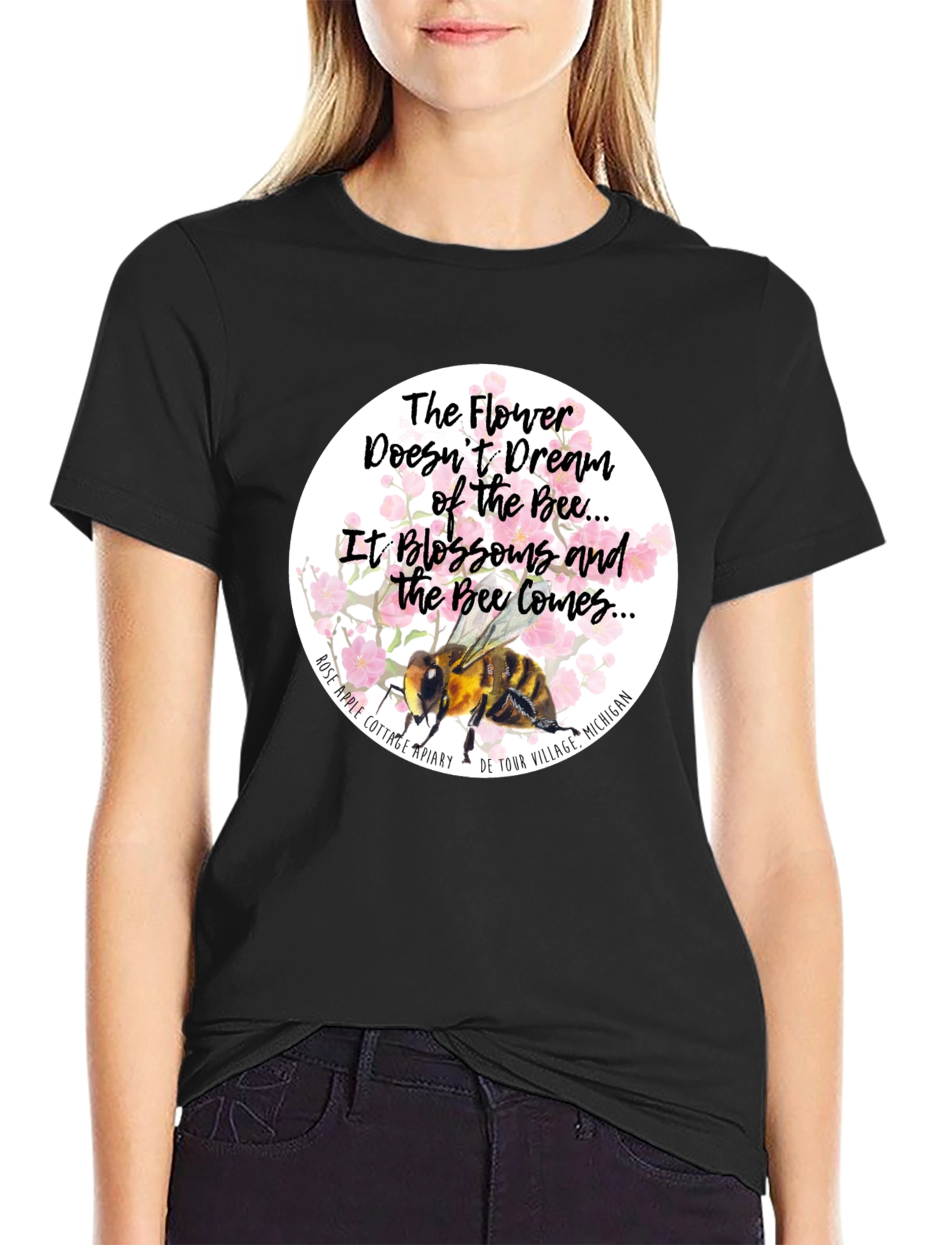 Floral Bee T-Shirt - Flower Dreams