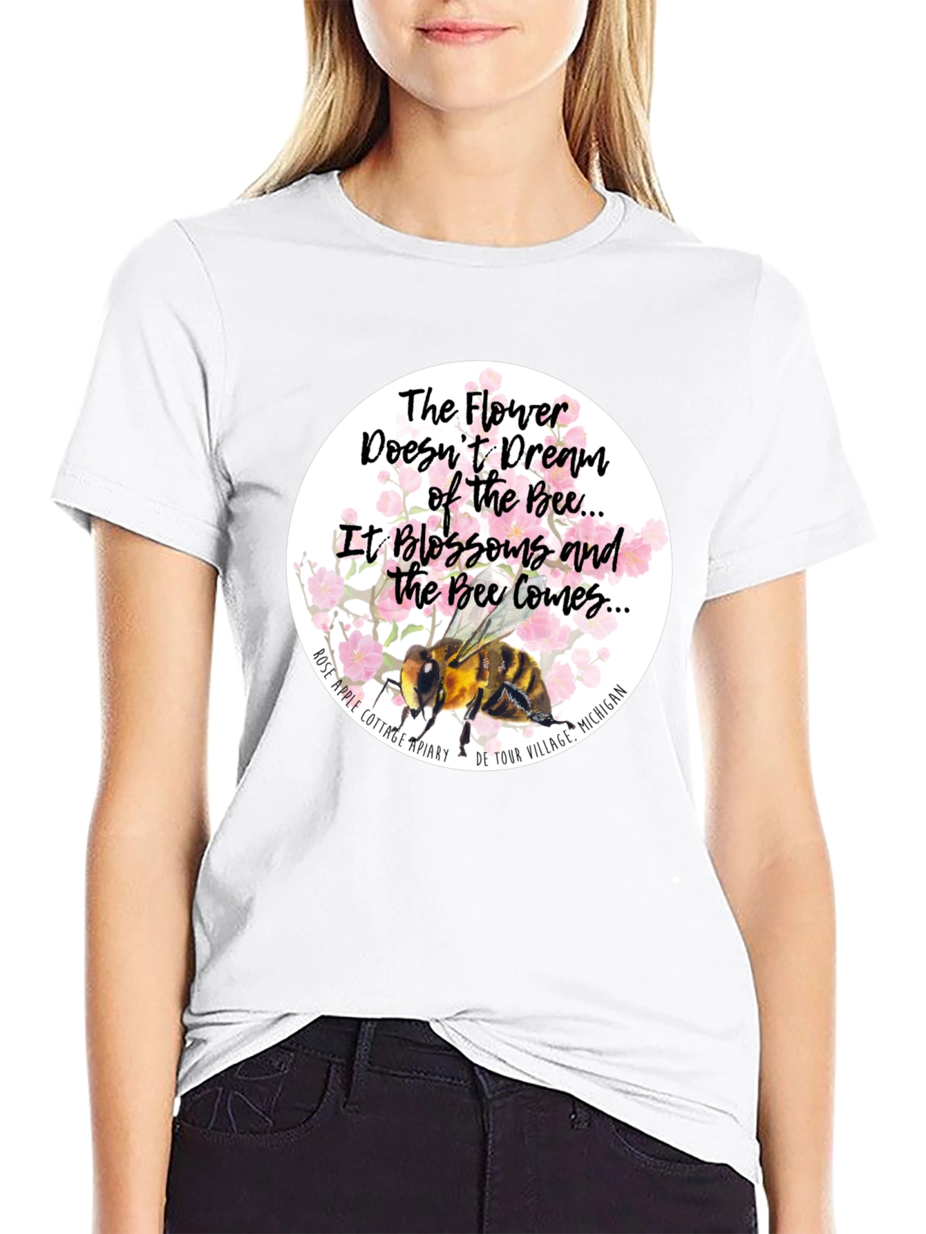 Floral Bee T-Shirt - Flower Dreams