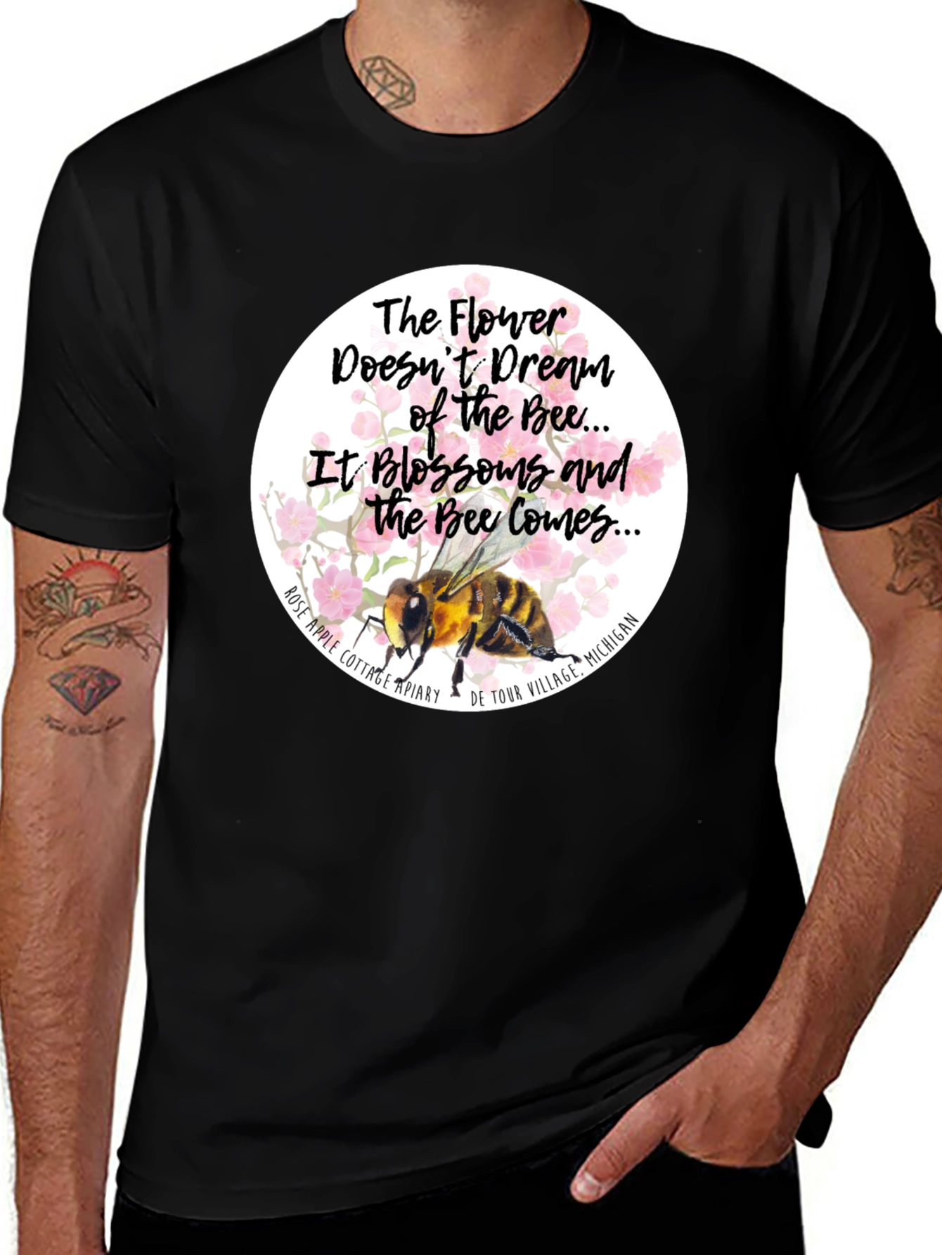 Floral Bee T-Shirt - Flower Dreams