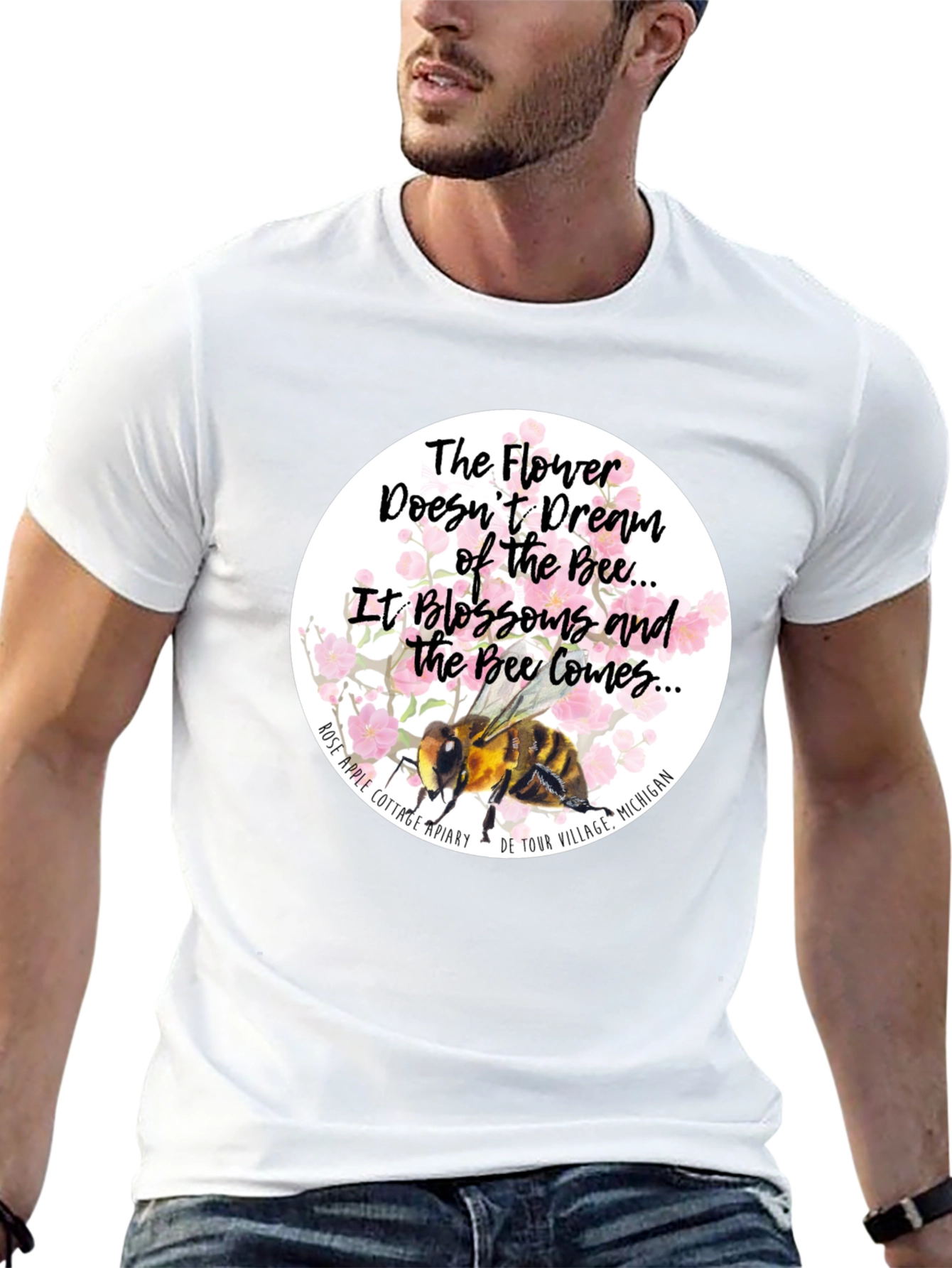 Floral Bee T-Shirt - Flower Dreams