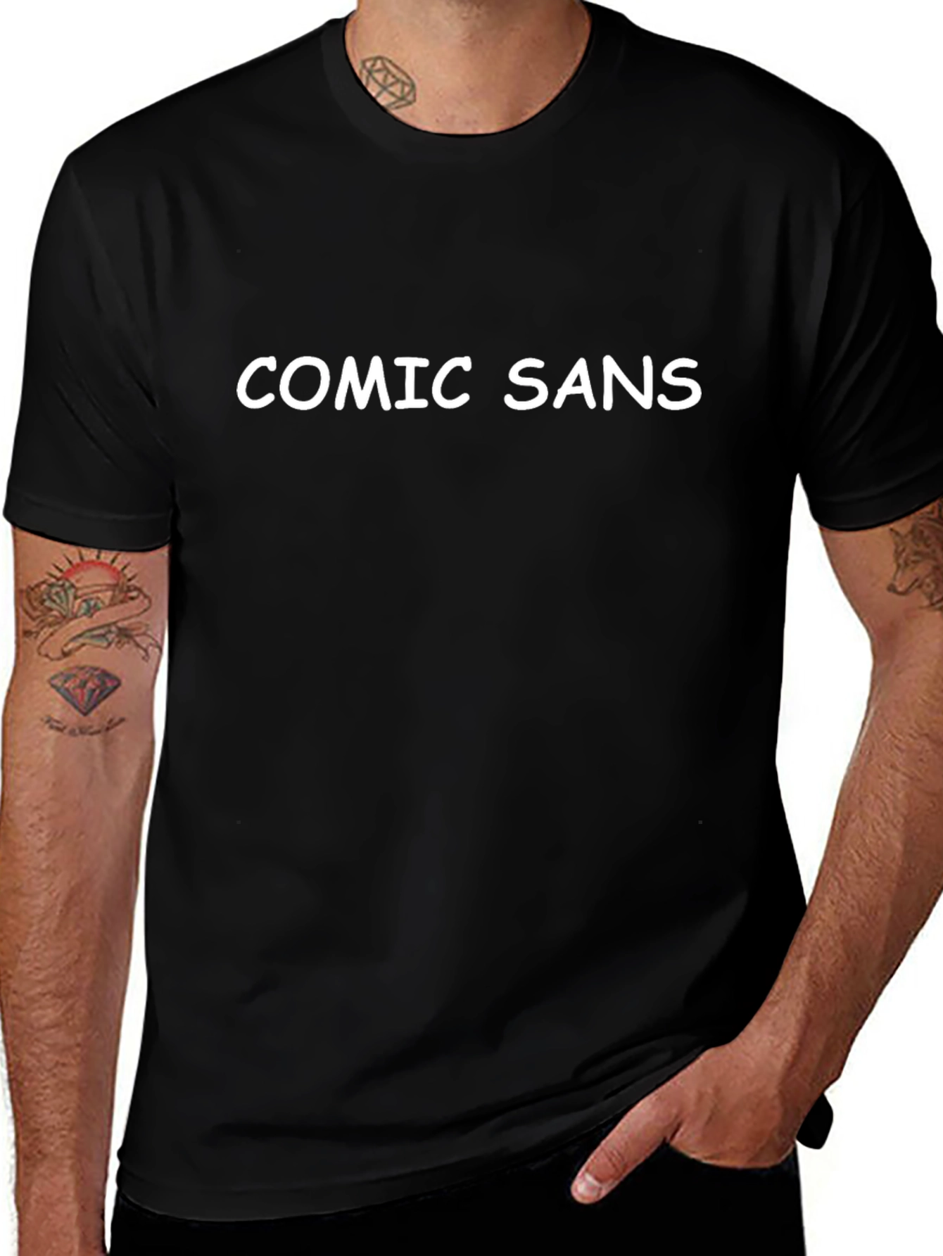 Comic Sans T-Shirt - Humorous Graphic Tee