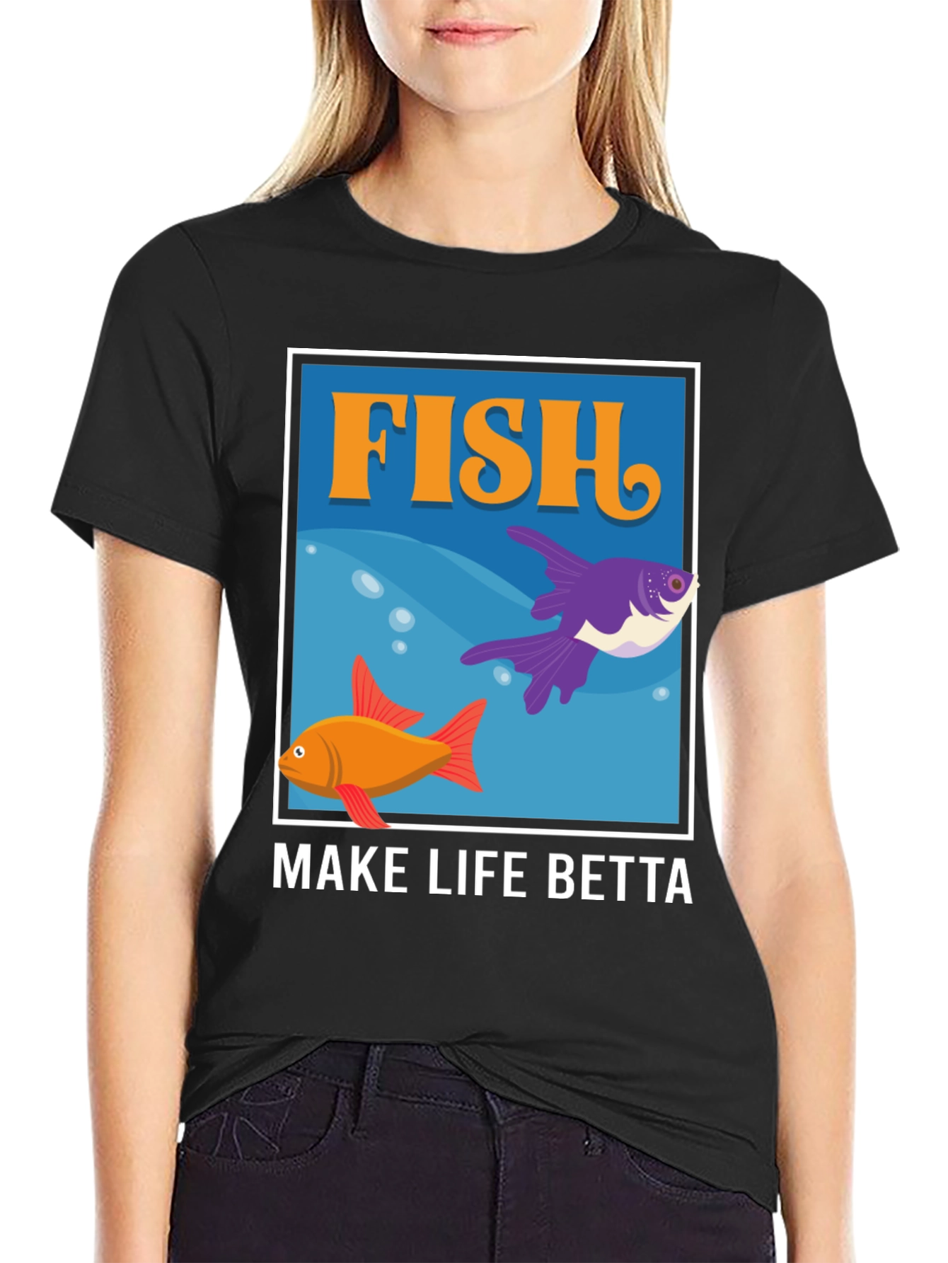 Fish Make Life Betta Graphic T-Shirt