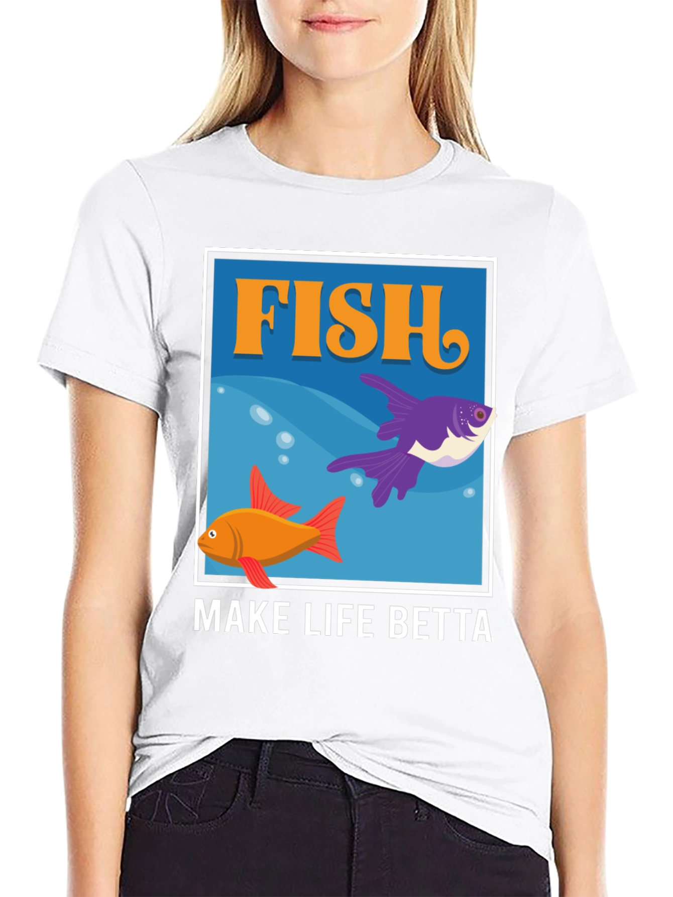 Fish Make Life Betta Graphic T-Shirt