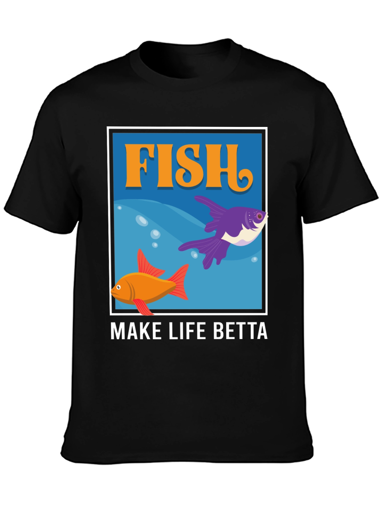 Fish Make Life Betta Graphic T-Shirt