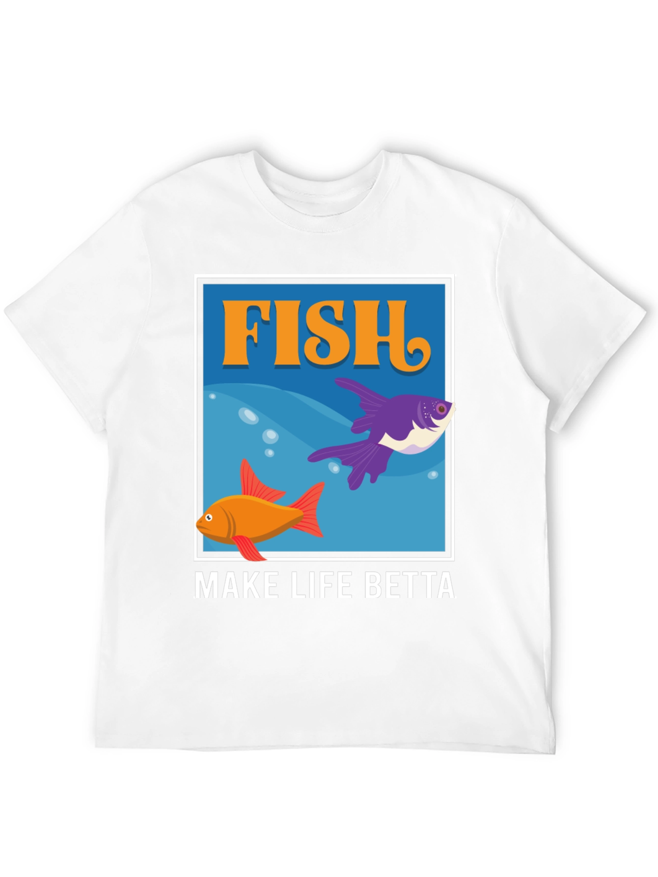 Fish Make Life Betta Graphic T-Shirt