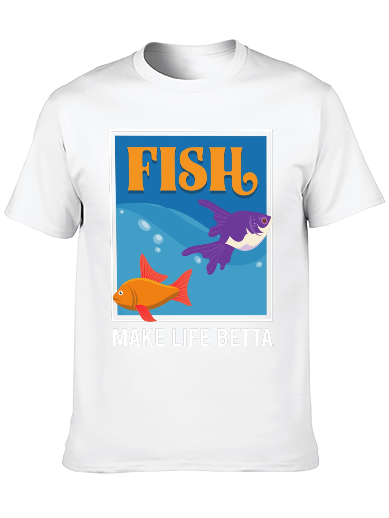 Fish Make Life Betta Graphic T-Shirt