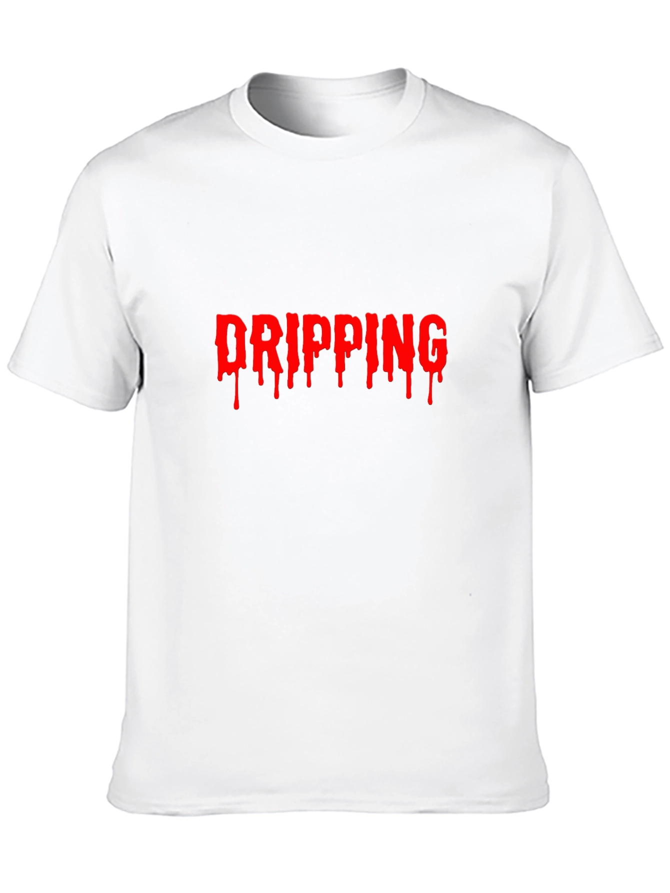 Dripping Graphic T-Shirt - Edgy Style