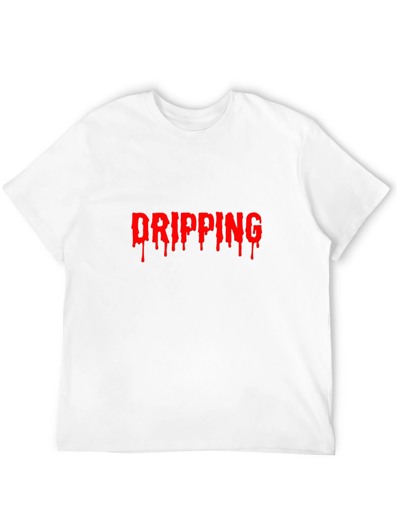 Dripping Graphic T-Shirt - Edgy Style