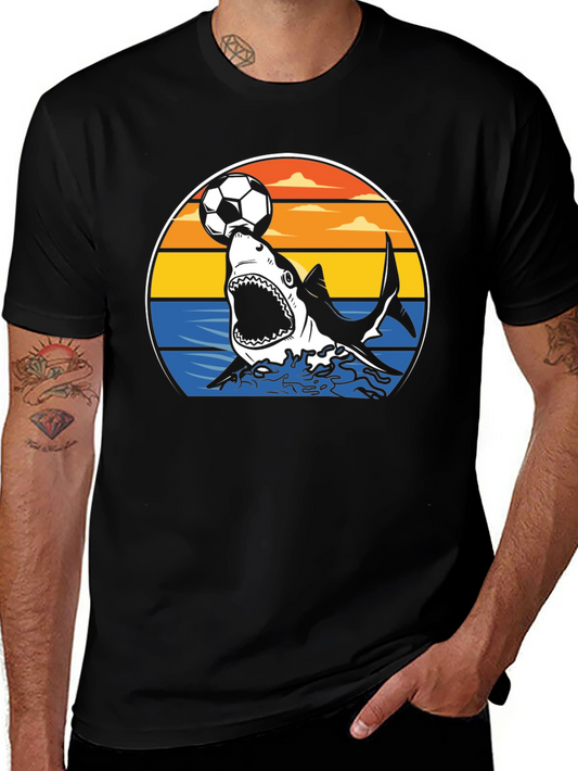 Shark Soccer T-Shirt - Ocean Sport