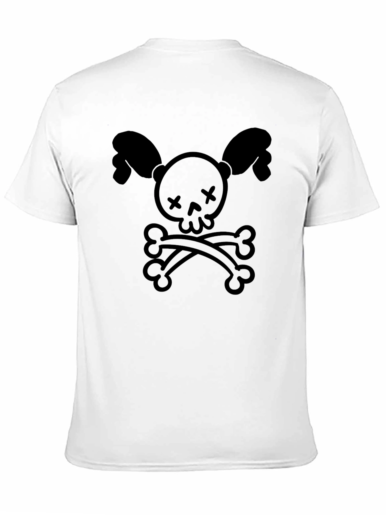 Cute Skull & Crossbones Black T-Shirt
