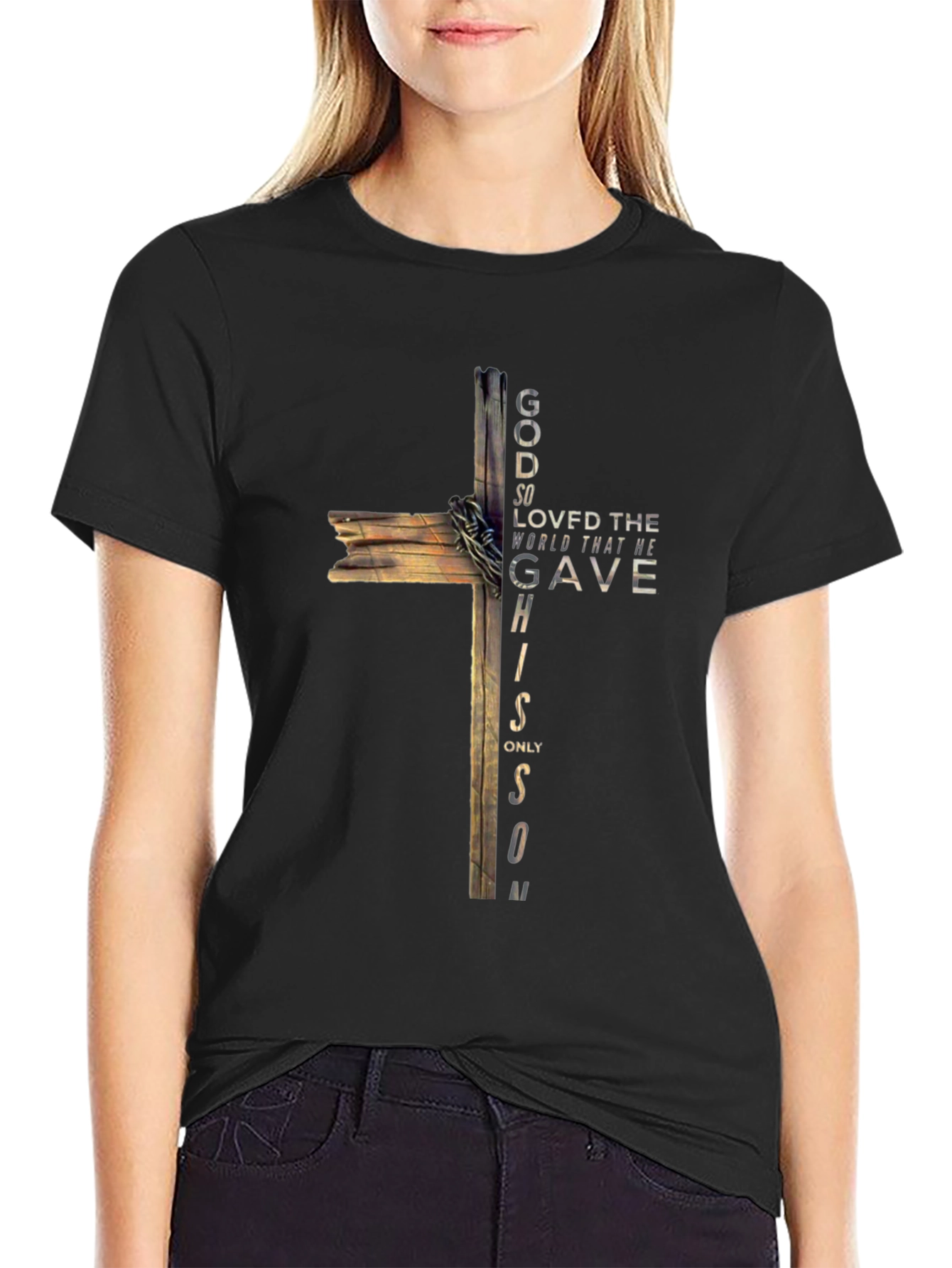 God So Loved the World Graphic T-Shirt