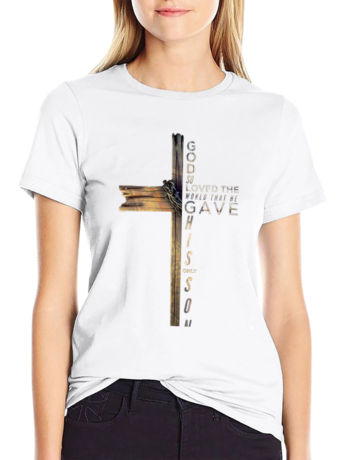 God So Loved the World Graphic T-Shirt
