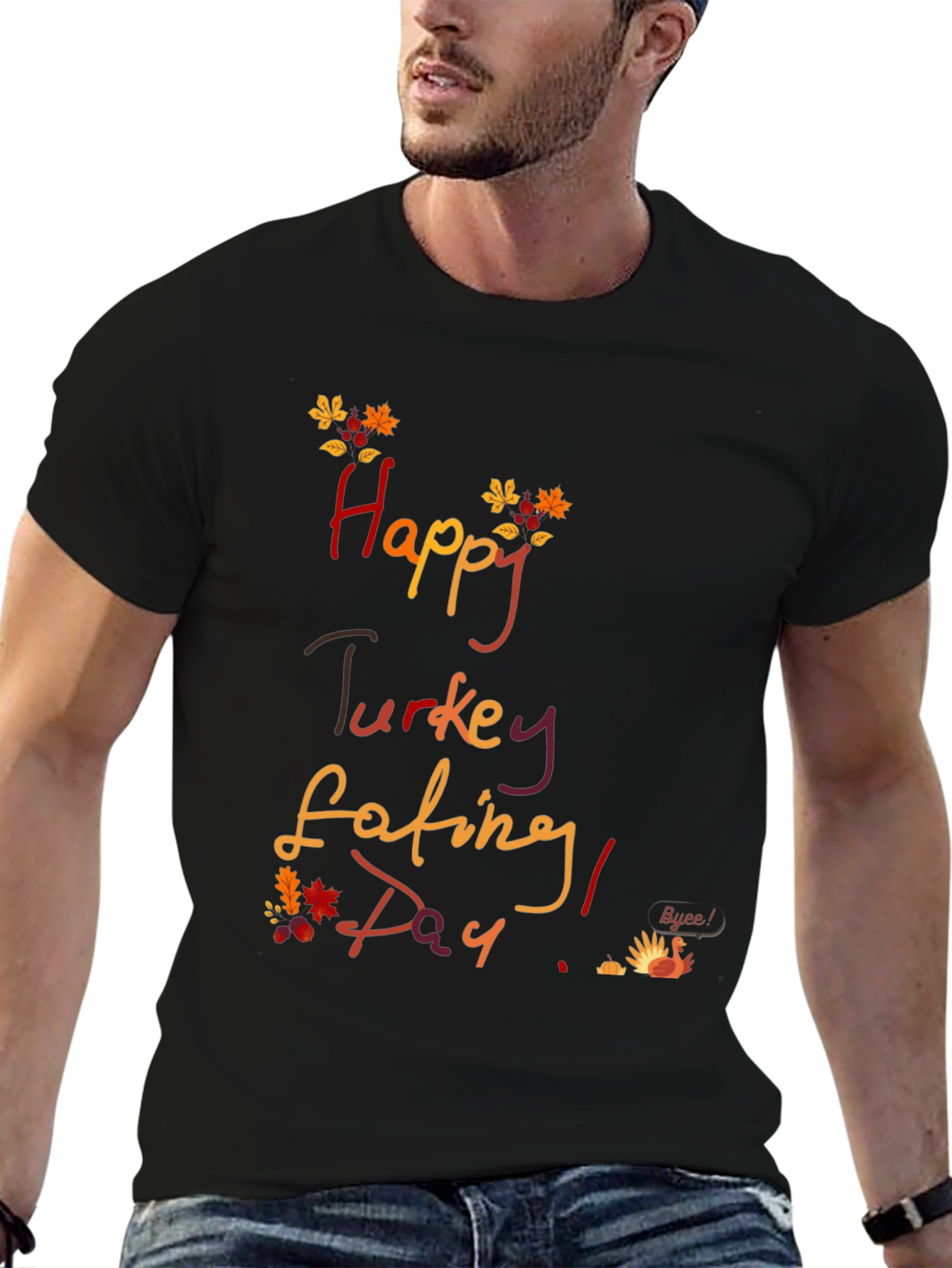Happy Turkey Eating Day Thanksgiving T-Shirt