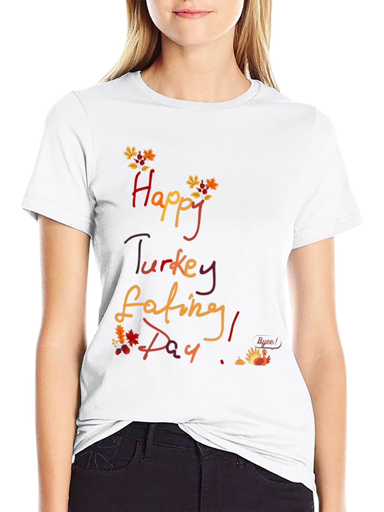 Happy Turkey Eating Day Thanksgiving T-Shirt