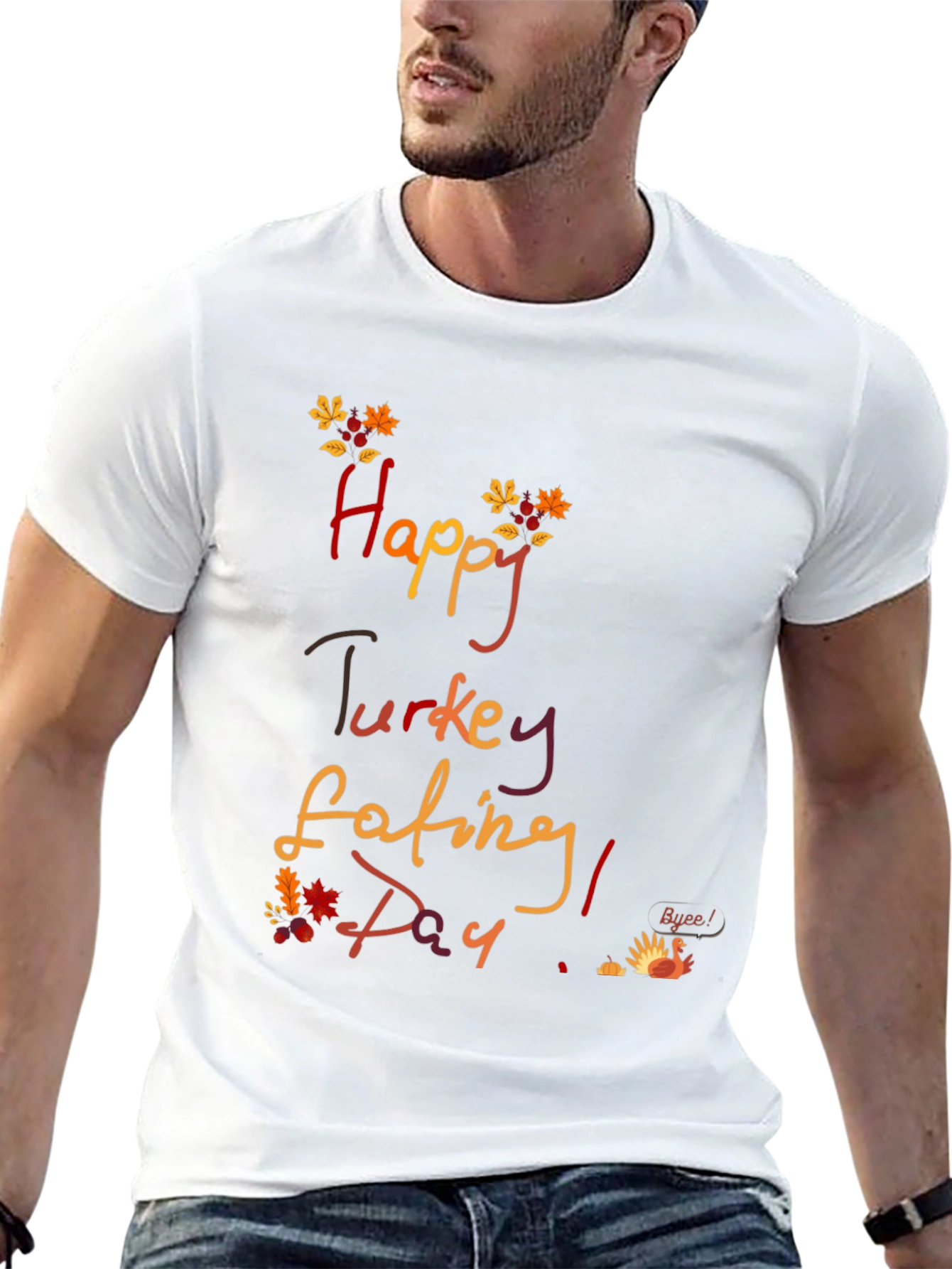 Happy Turkey Eating Day Thanksgiving T-Shirt