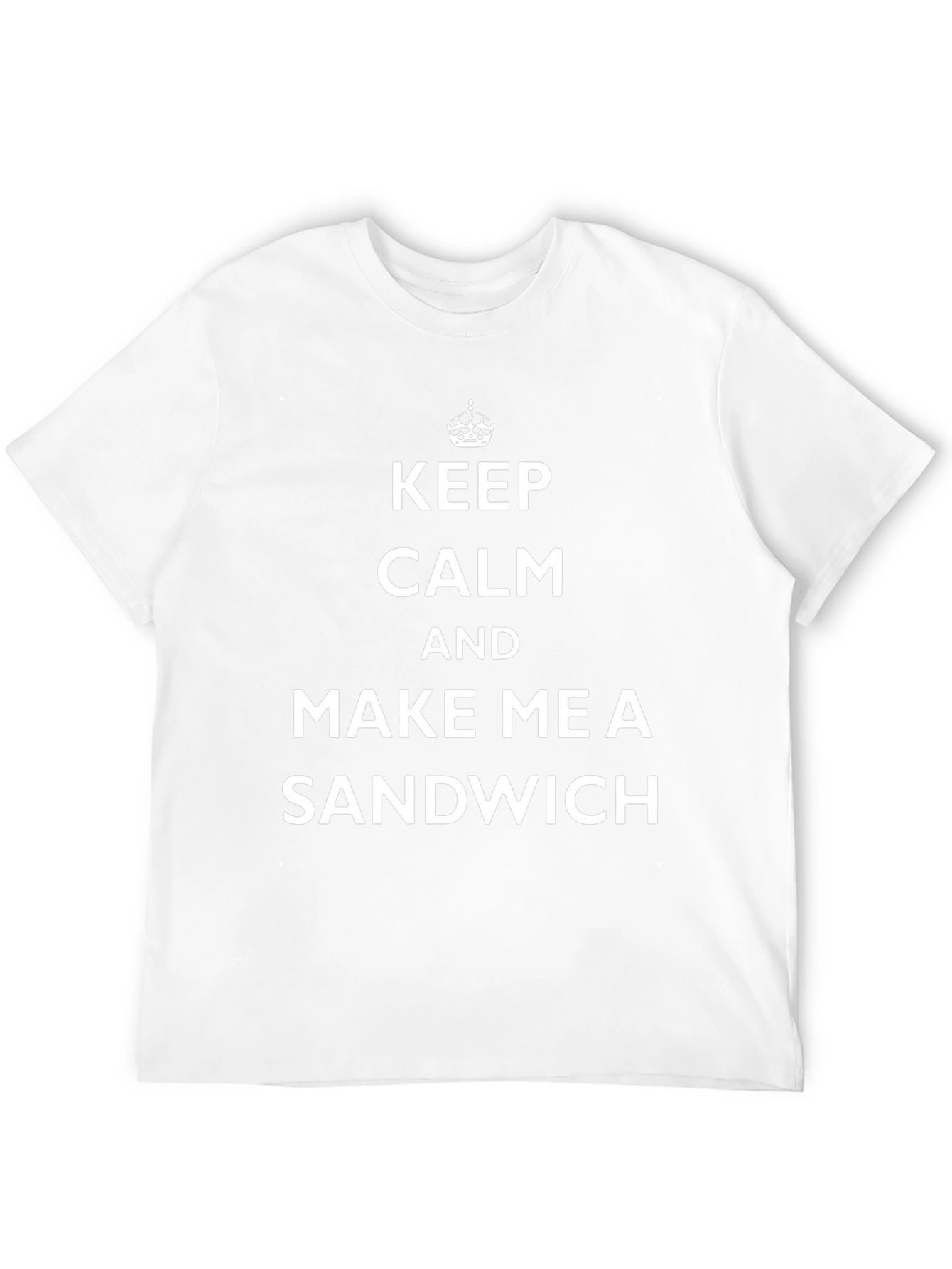Keep Calm and Make Me a Sandwich Black T-Shirt