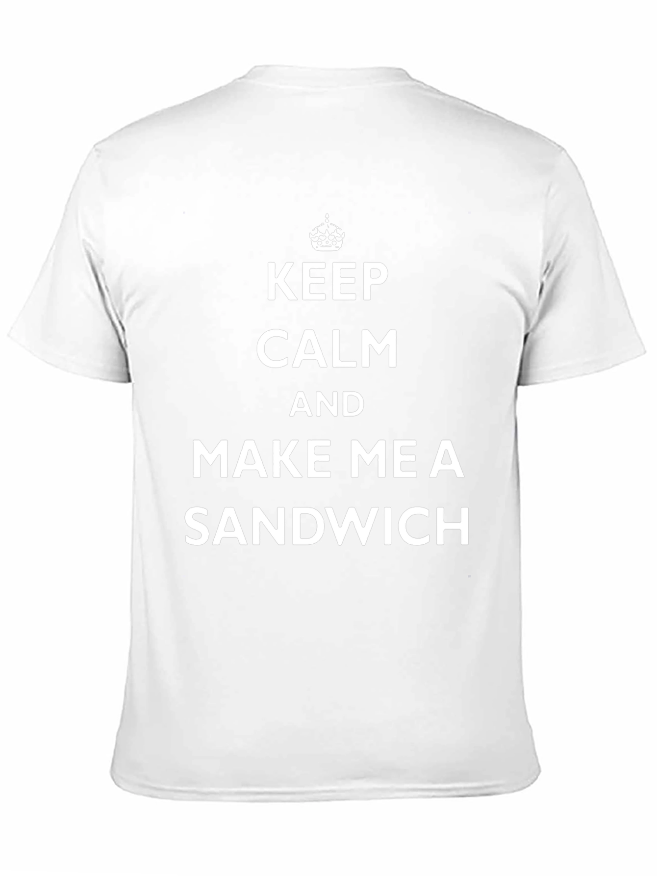 Keep Calm and Make Me a Sandwich Black T-Shirt