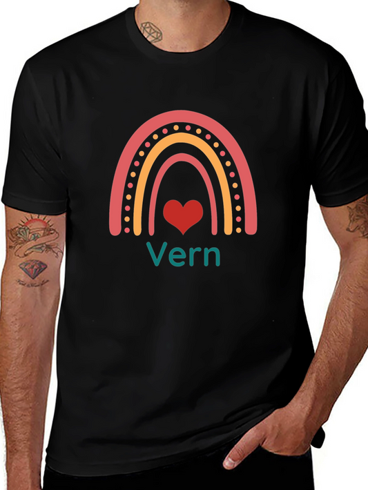 Vern Rainbow Heart T-Shirt