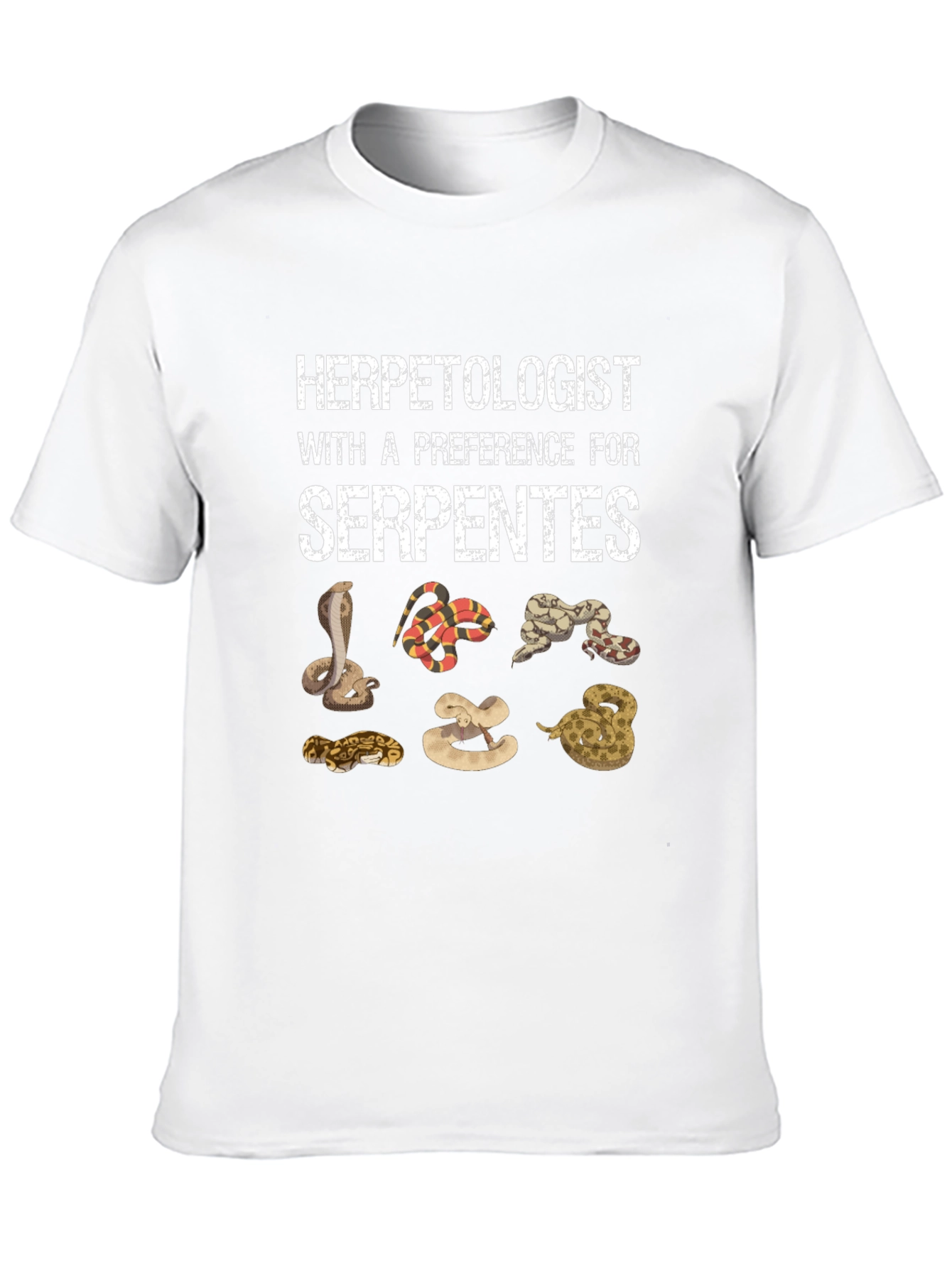 Herpetologist Serpentes Snake T-Shirt