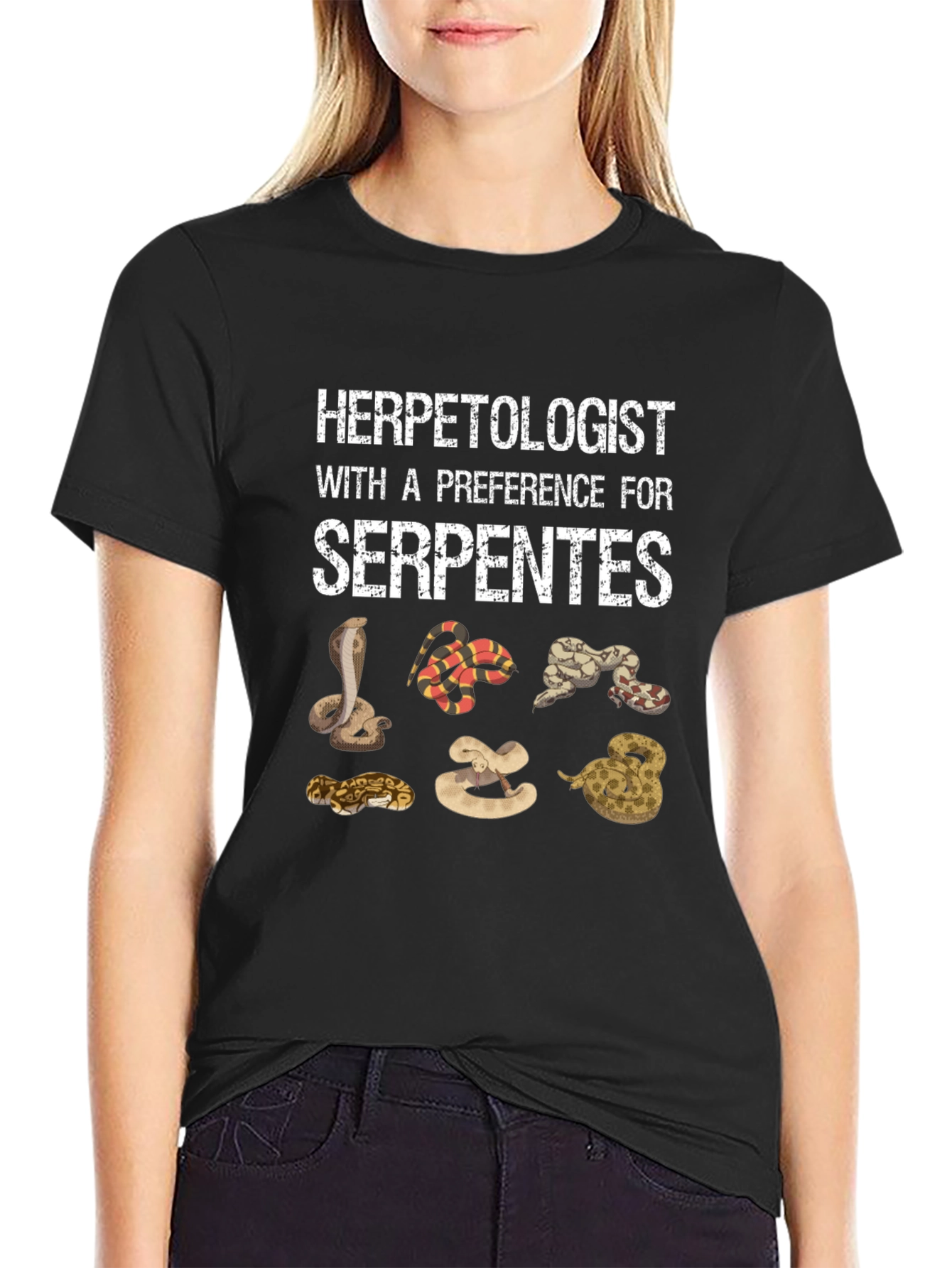 Herpetologist Serpentes Snake T-Shirt