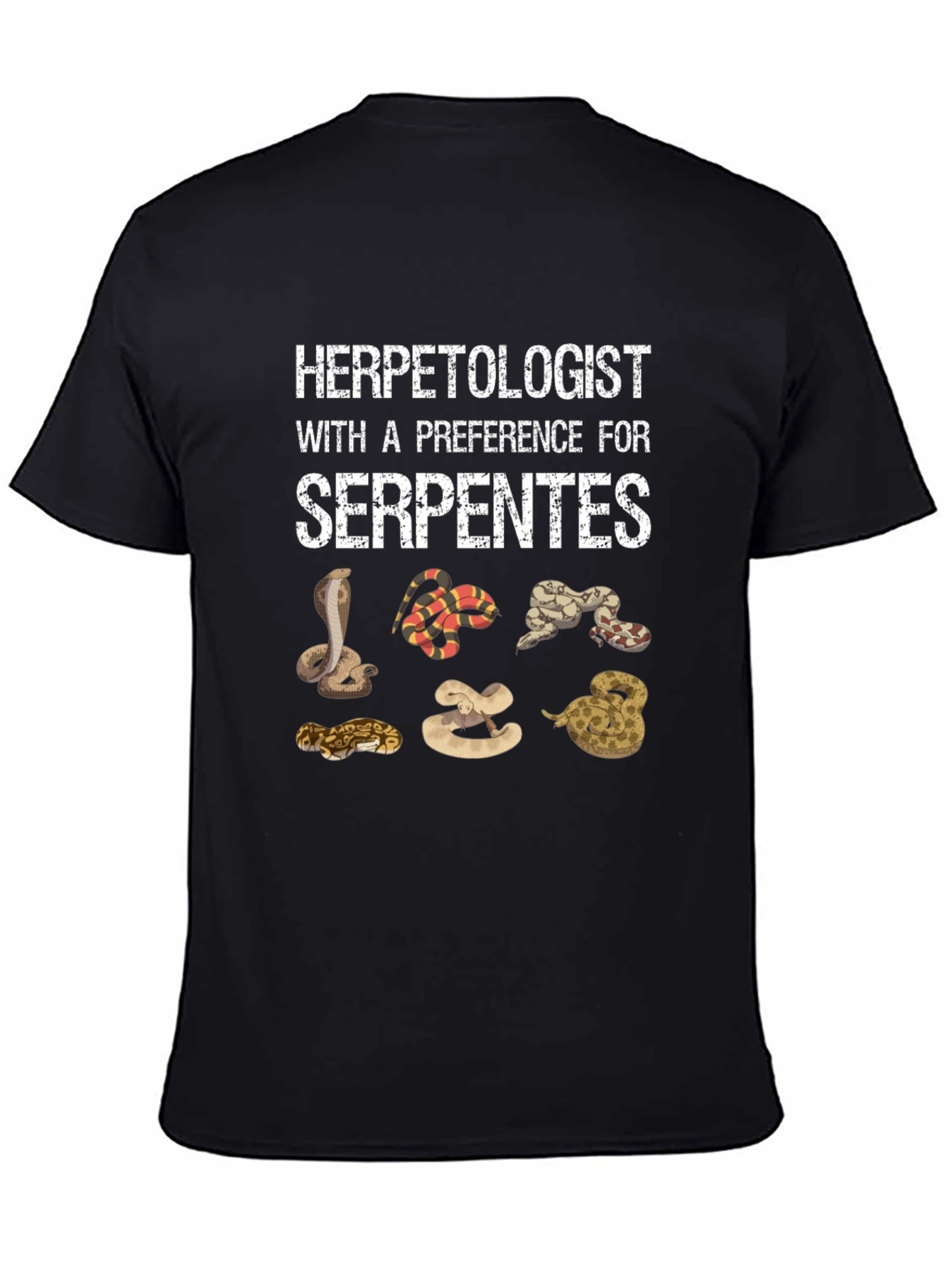 Herpetologist Serpentes Snake T-Shirt