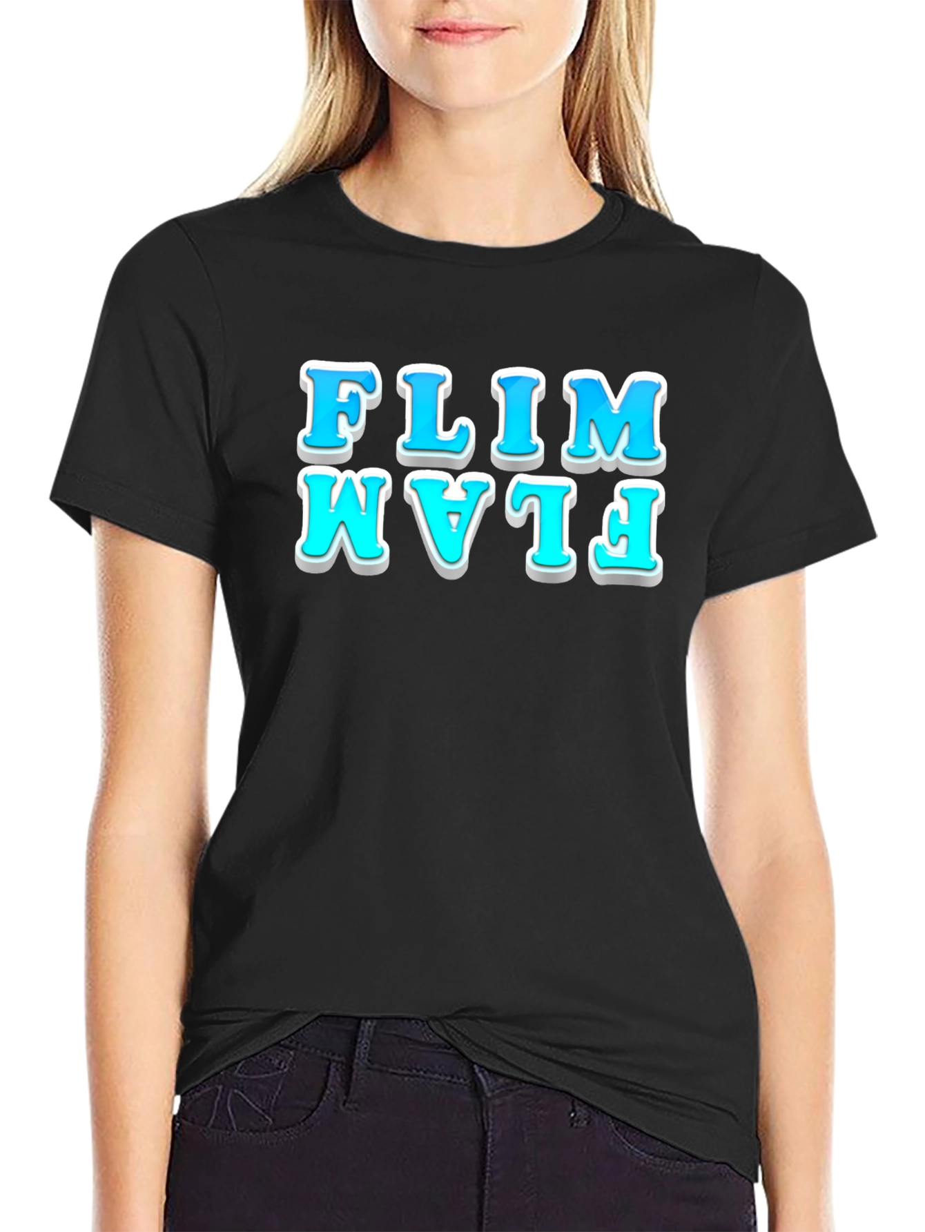 Flim Flam Black Graphic Tee
