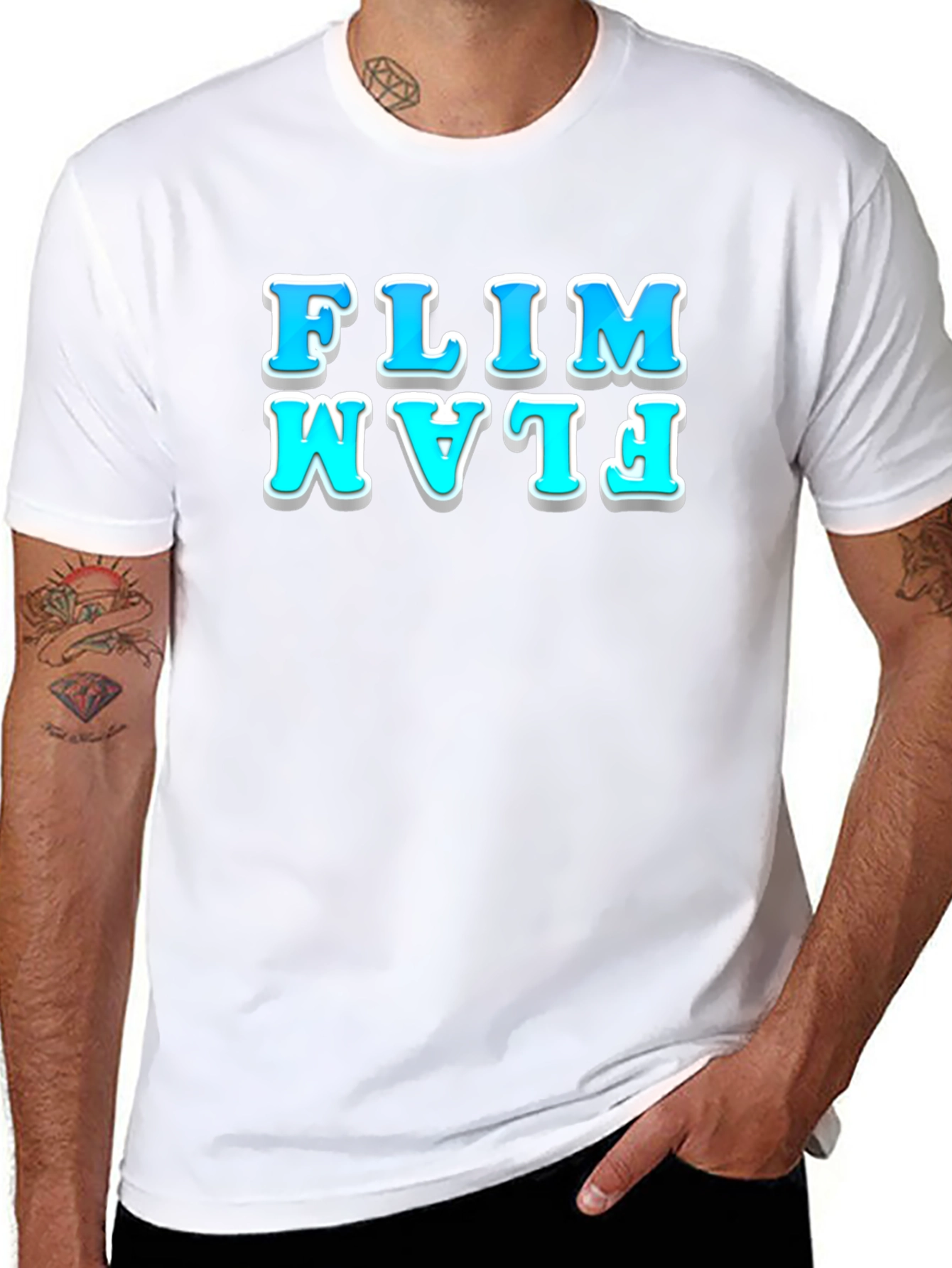 Flim Flam Black Graphic Tee