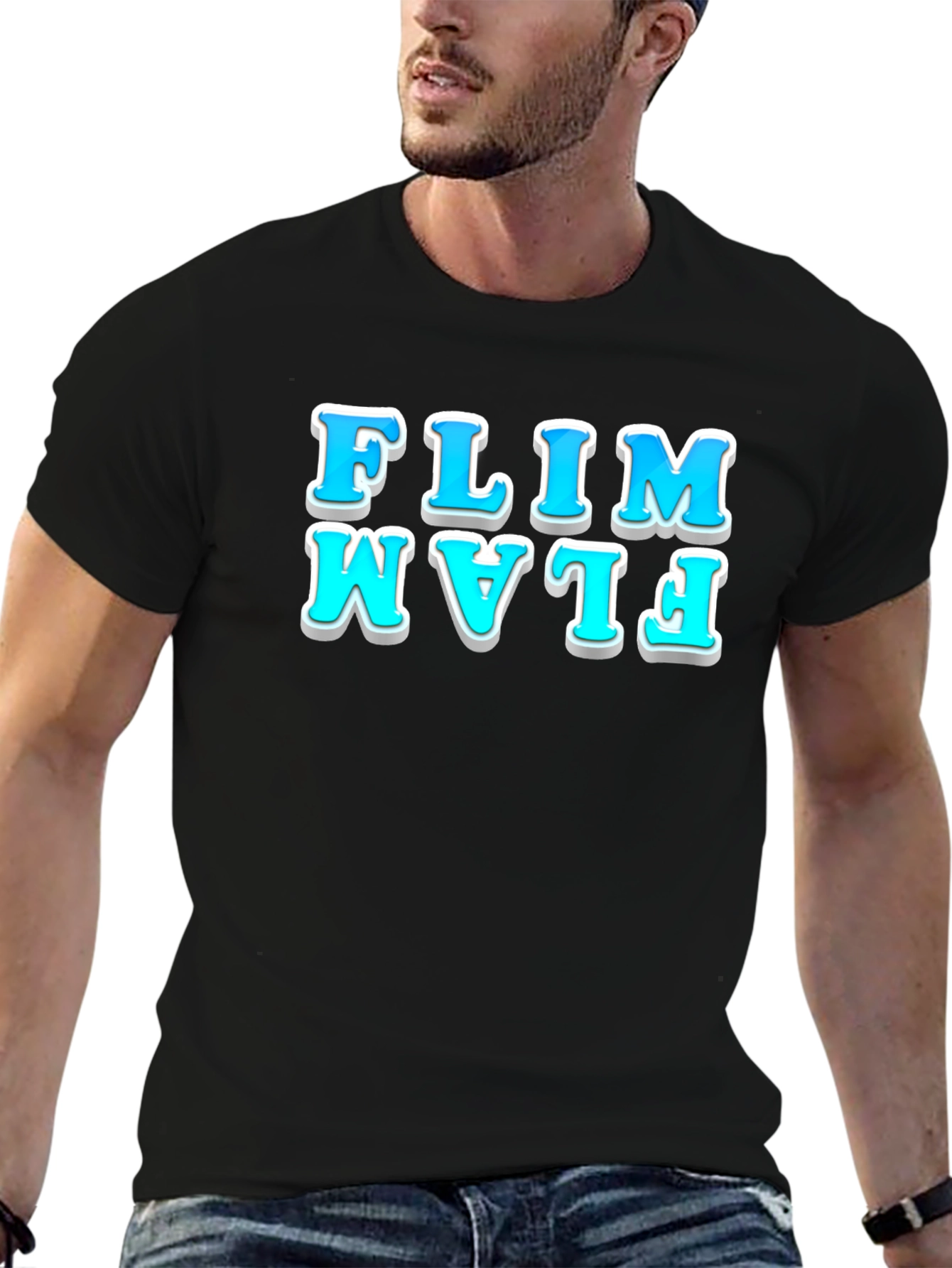 Flim Flam Black Graphic Tee