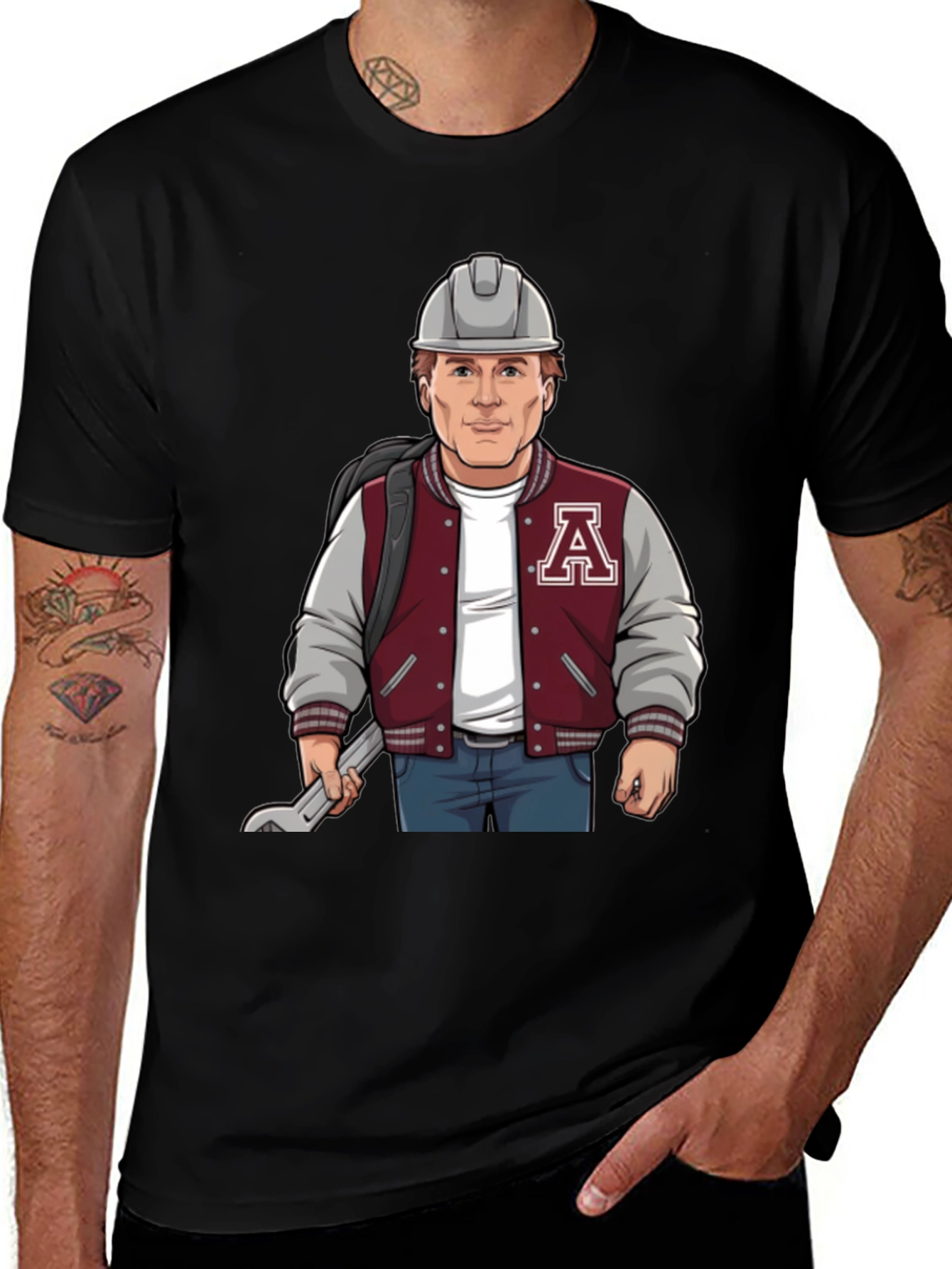 Construction Cartoon T-Shirt - Architect Apparel