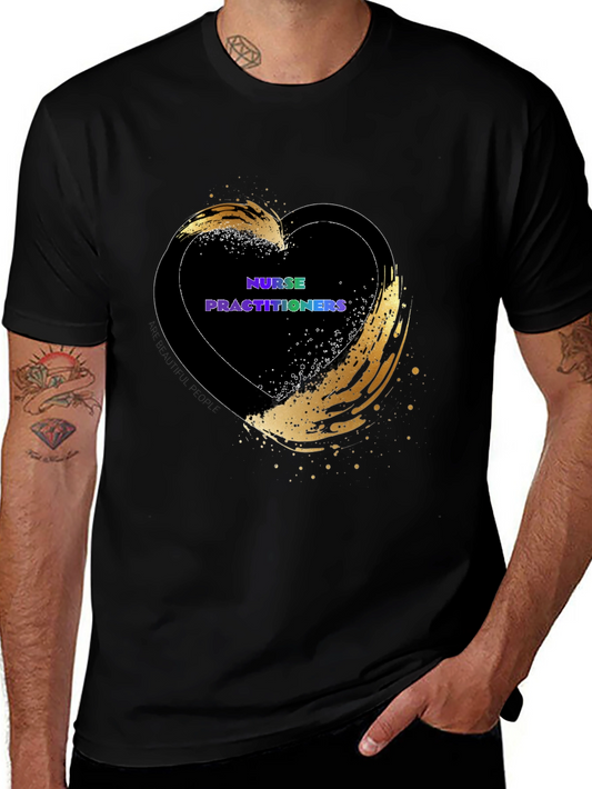 Nurse Practitioner Heart Graphic T-Shirt