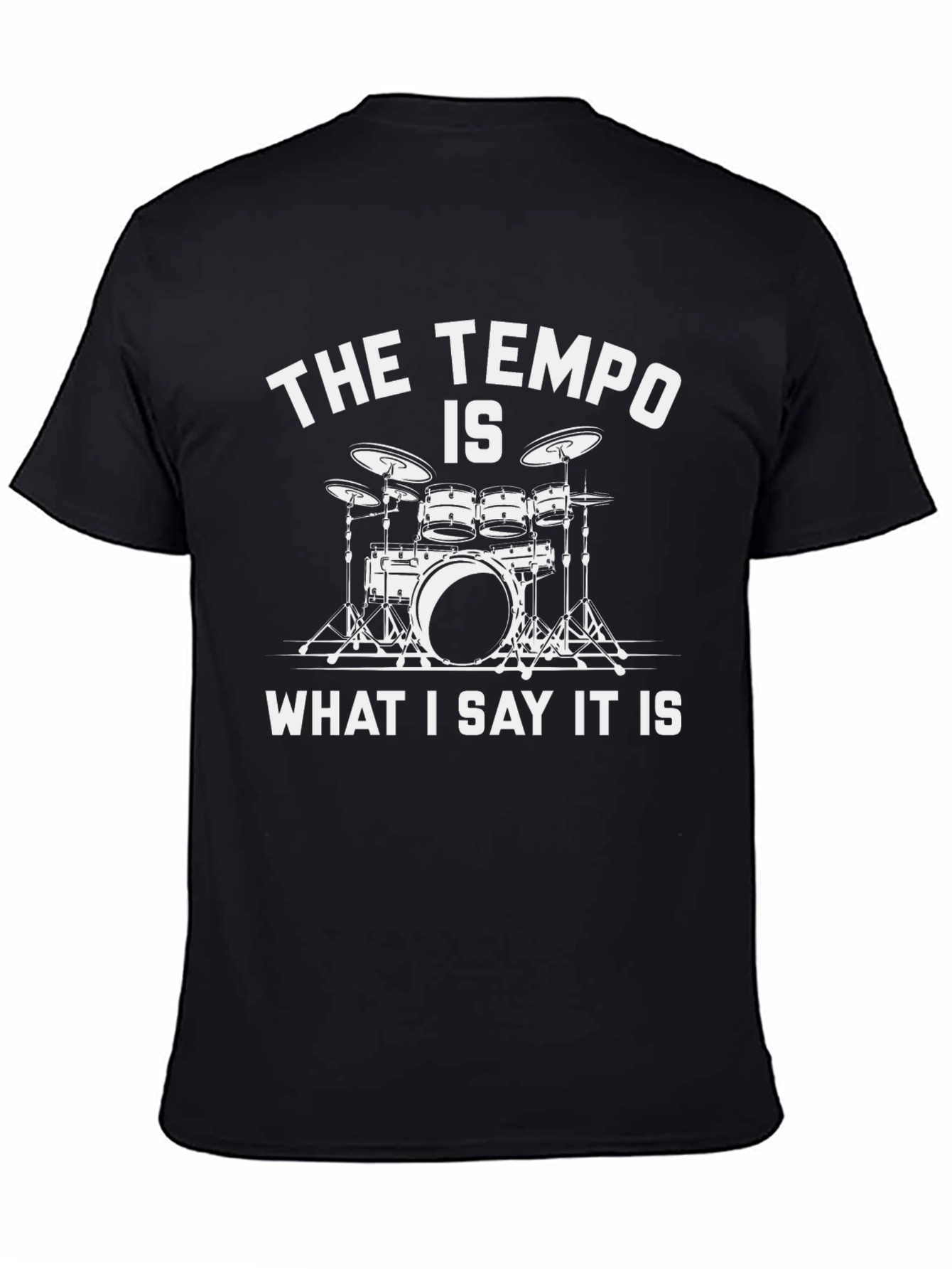 Drummer Tempo T-Shirt - Music Lover Gift