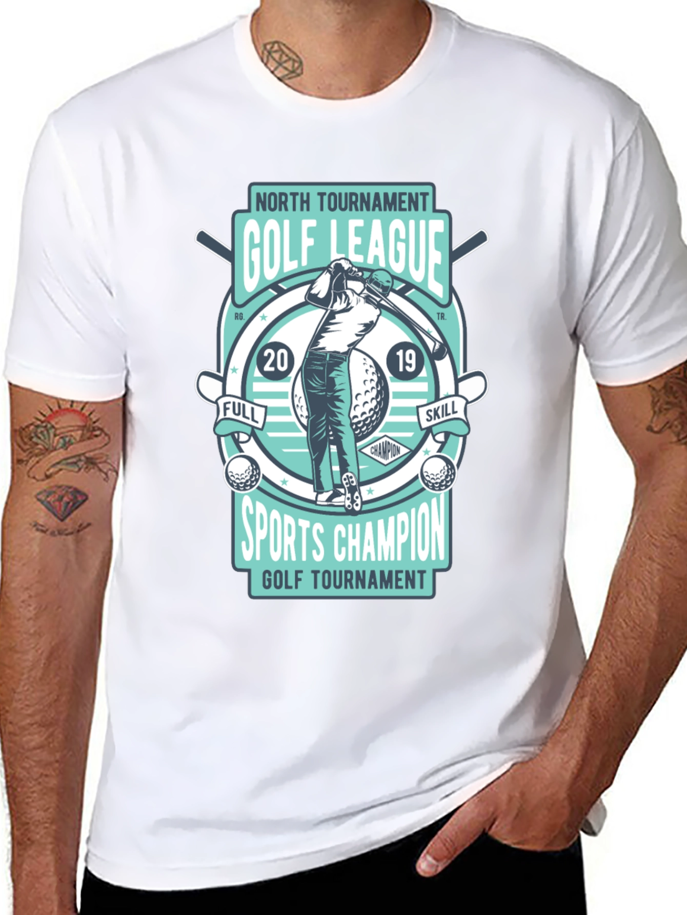 Golf League T-Shirt - North Tournament Champion Tee