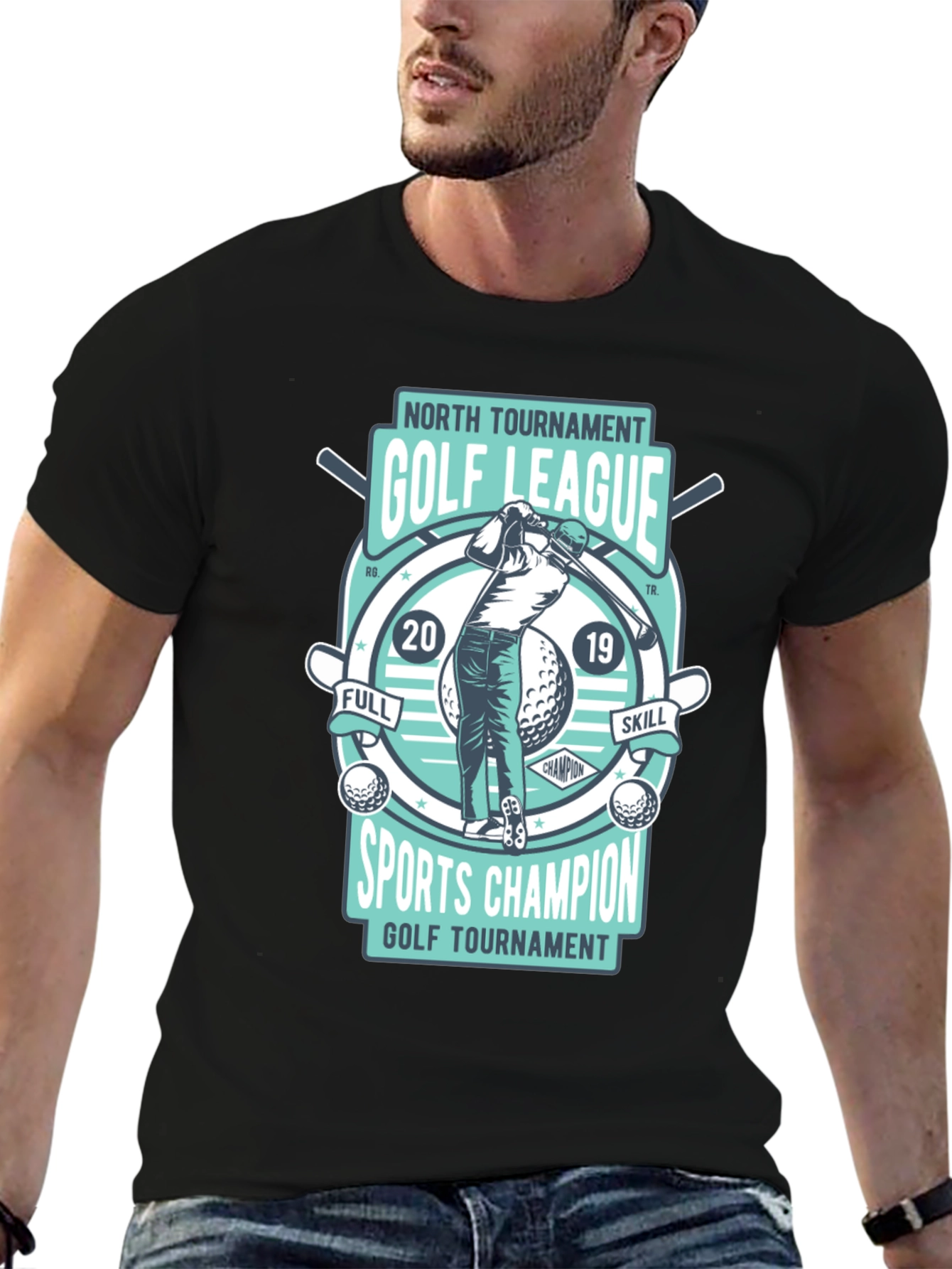 Golf League T-Shirt - North Tournament Champion Tee