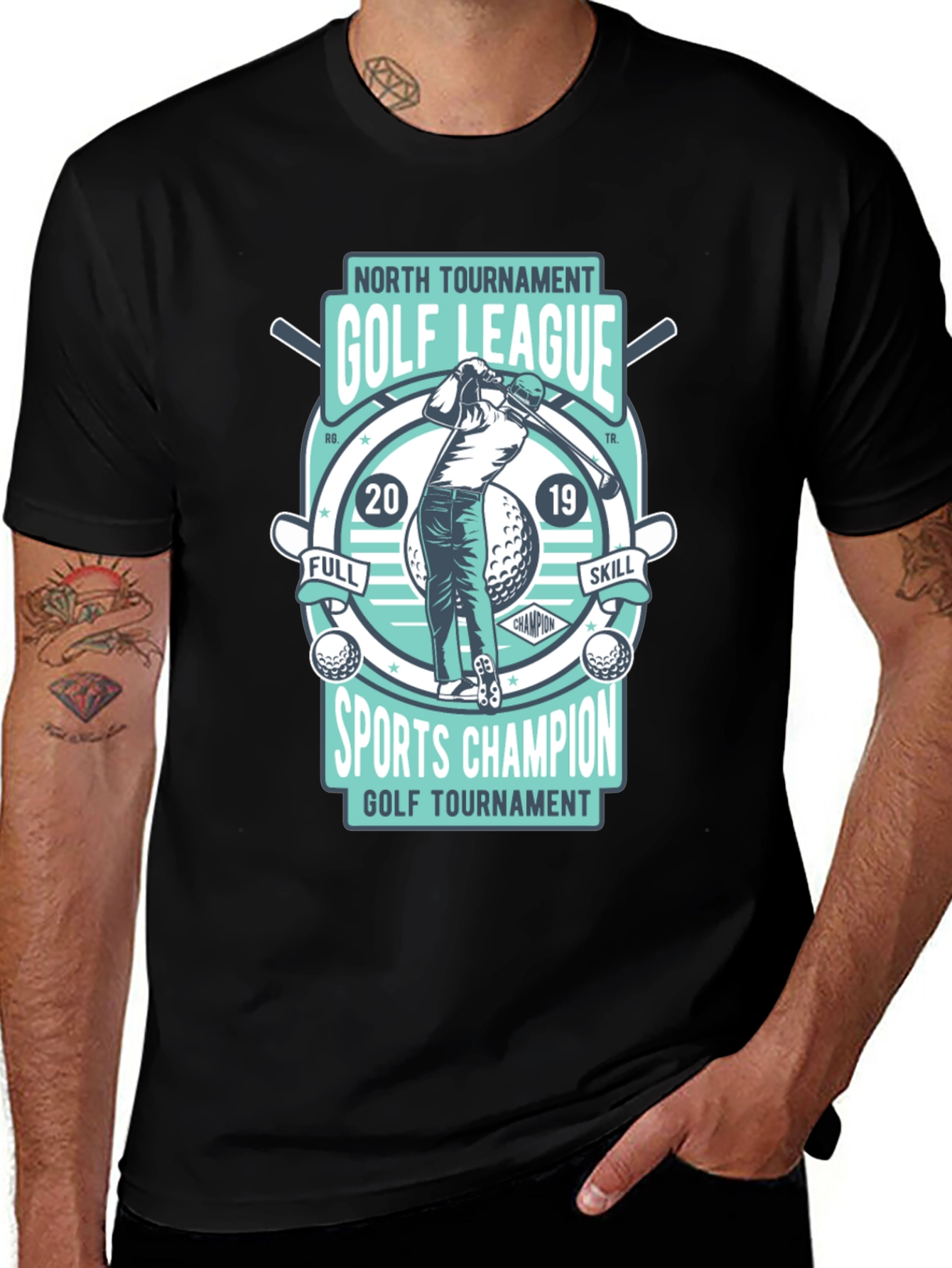 Golf League T-Shirt - North Tournament Champion Tee
