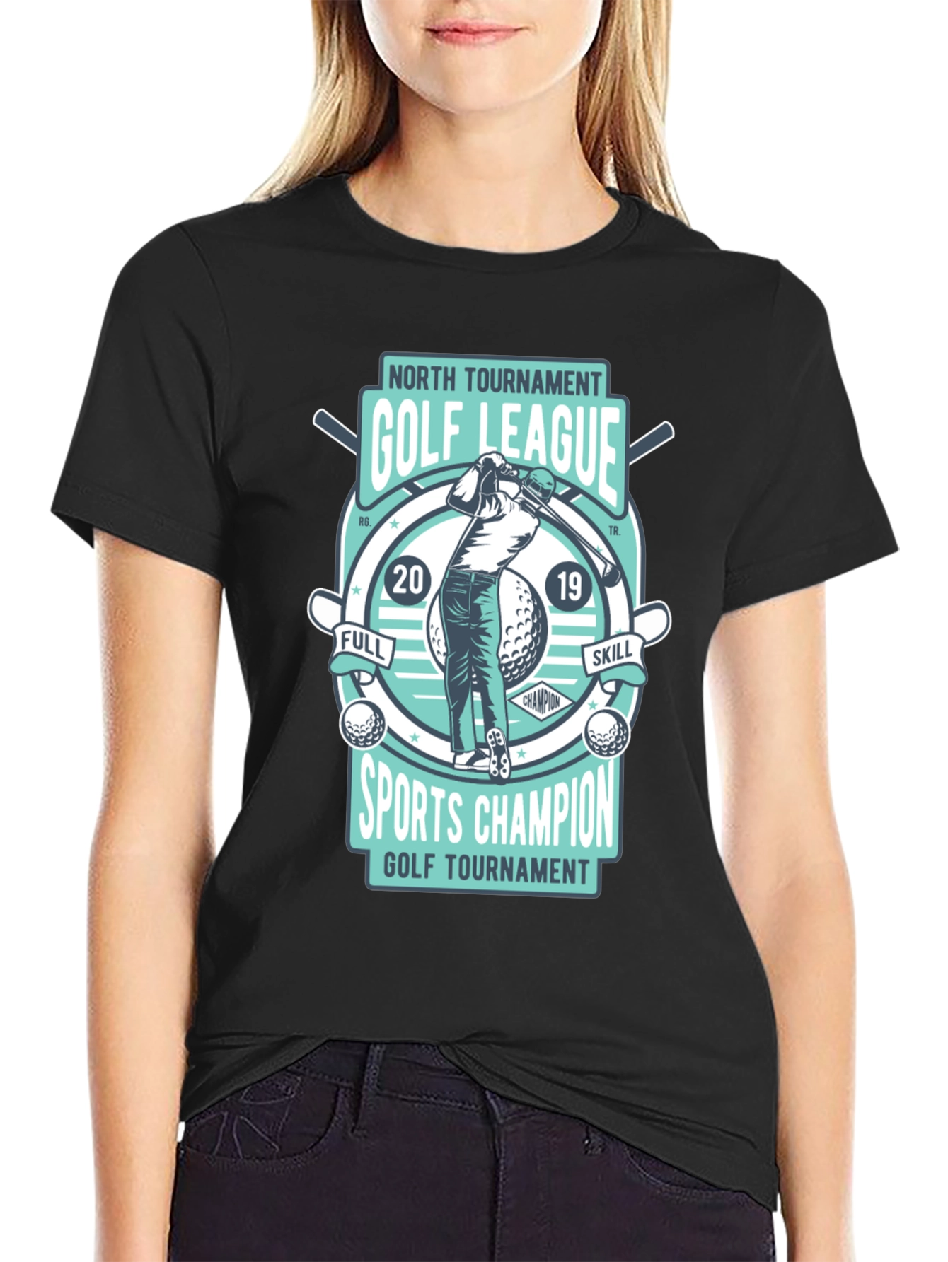 Golf League T-Shirt - North Tournament Champion Tee