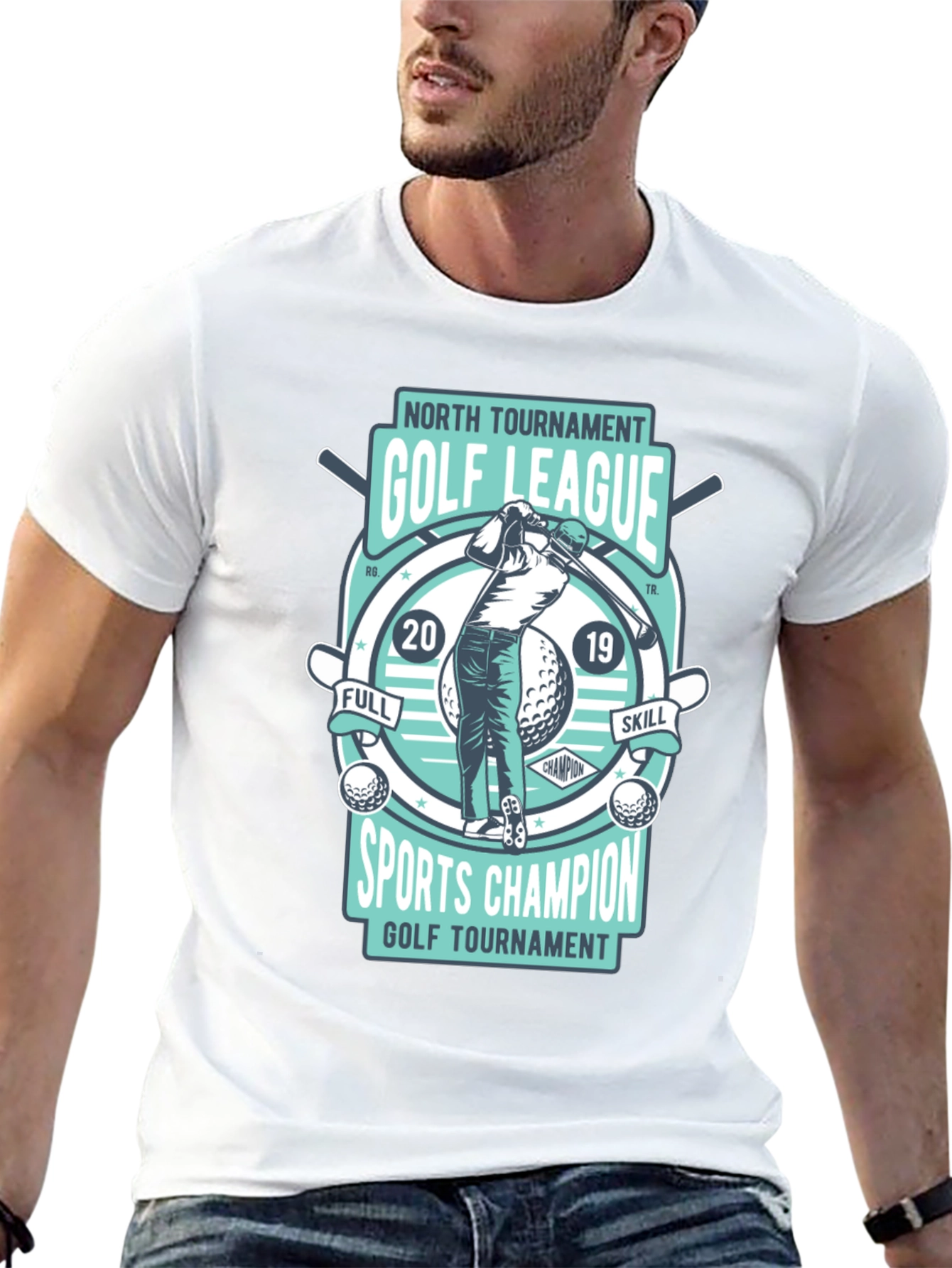 Golf League T-Shirt - North Tournament Champion Tee
