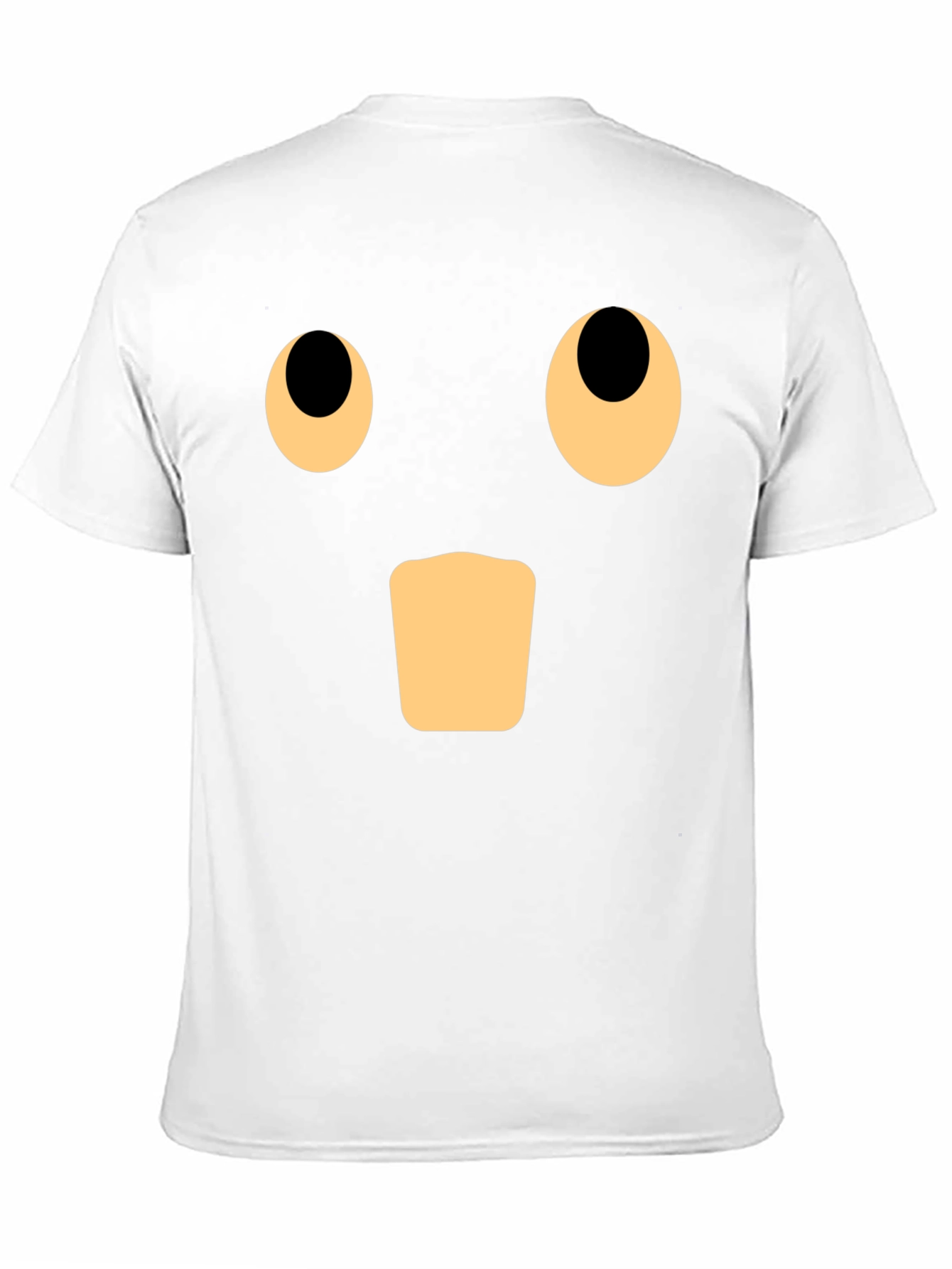 Surprised Face Graphic Black T-Shirt