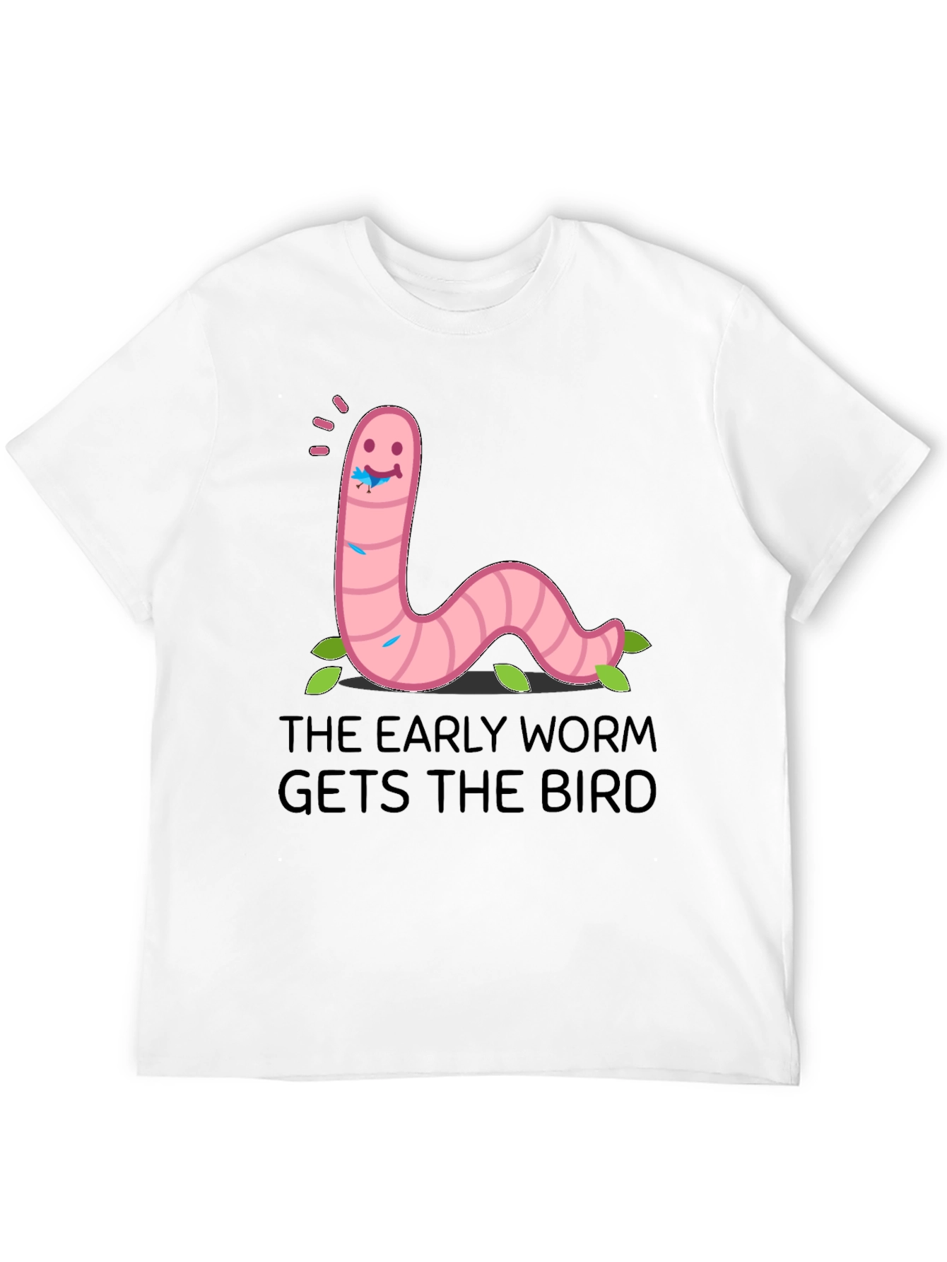Early Worm T-Shirt: Get the Bird Funny Tee