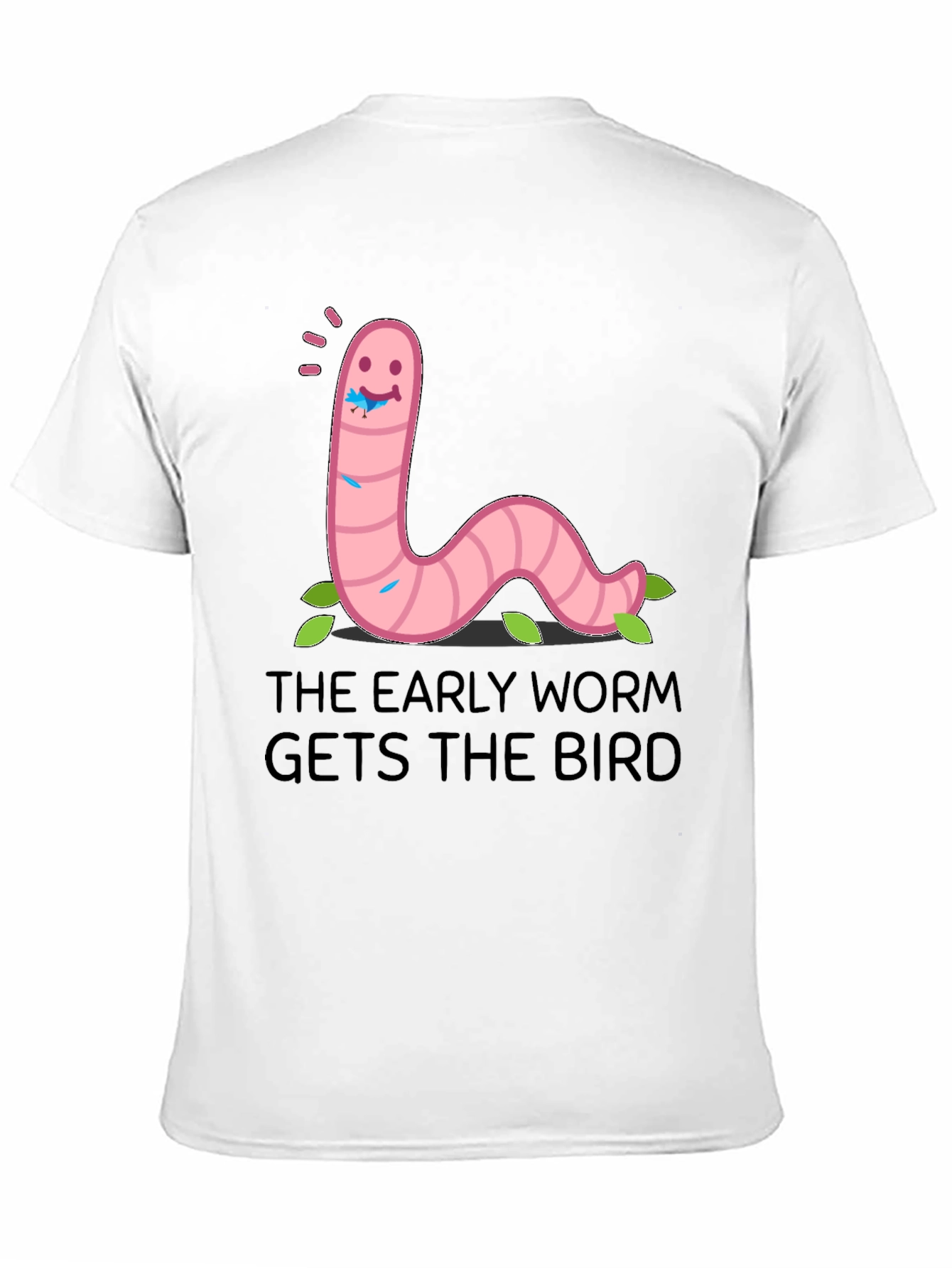 Early Worm T-Shirt: Get the Bird Funny Tee