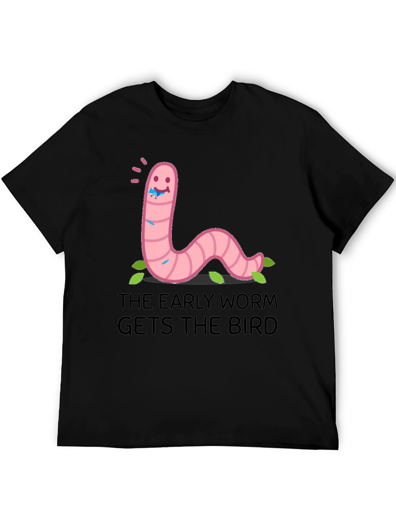 Early Worm T-Shirt: Get the Bird Funny Tee