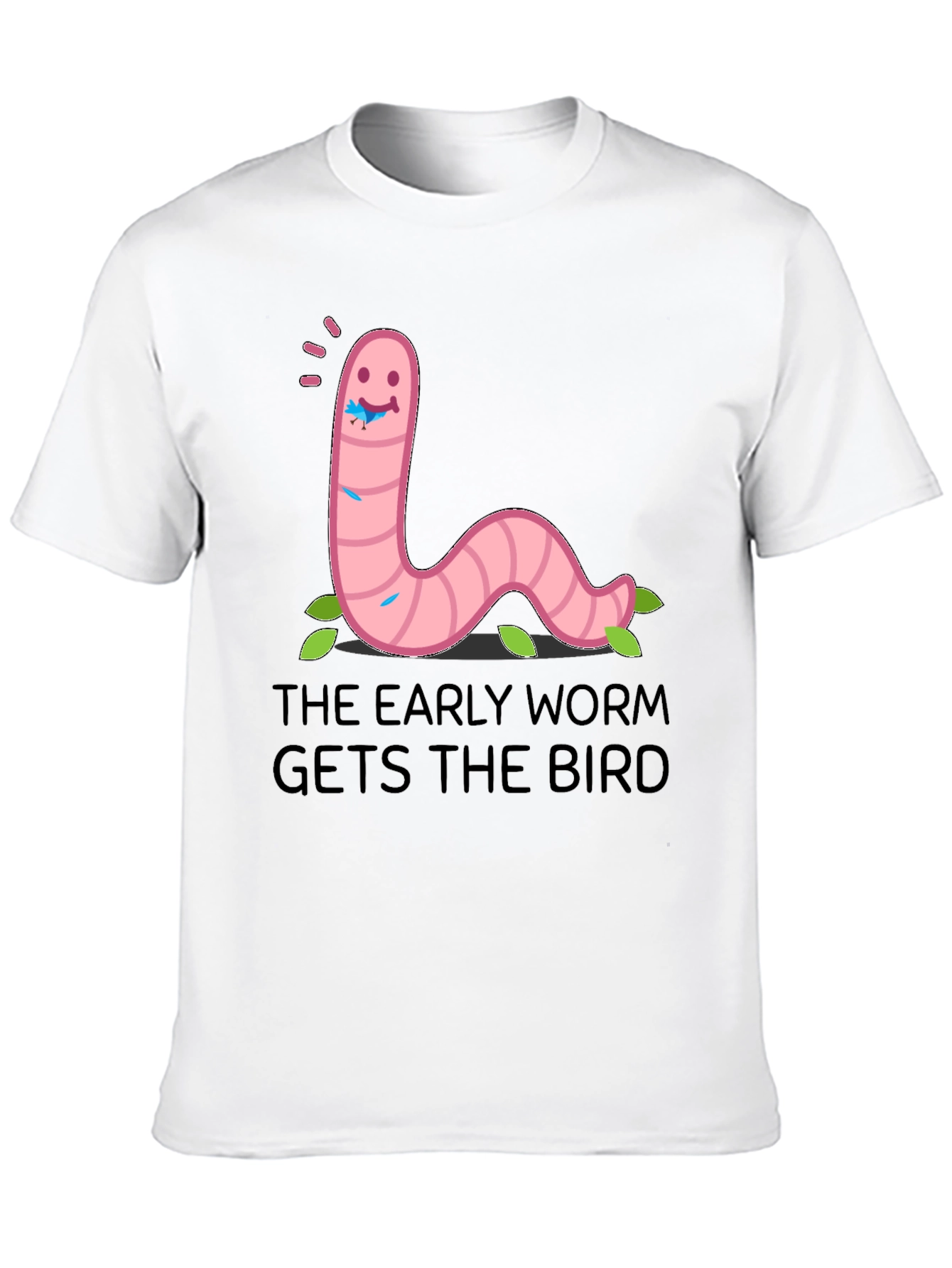 Early Worm T-Shirt: Get the Bird Funny Tee