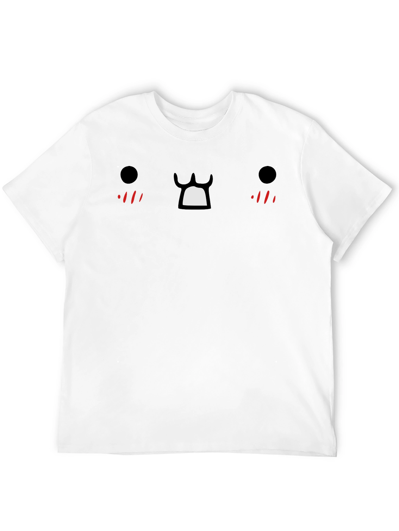 Funny Face Graphic Black T-Shirt