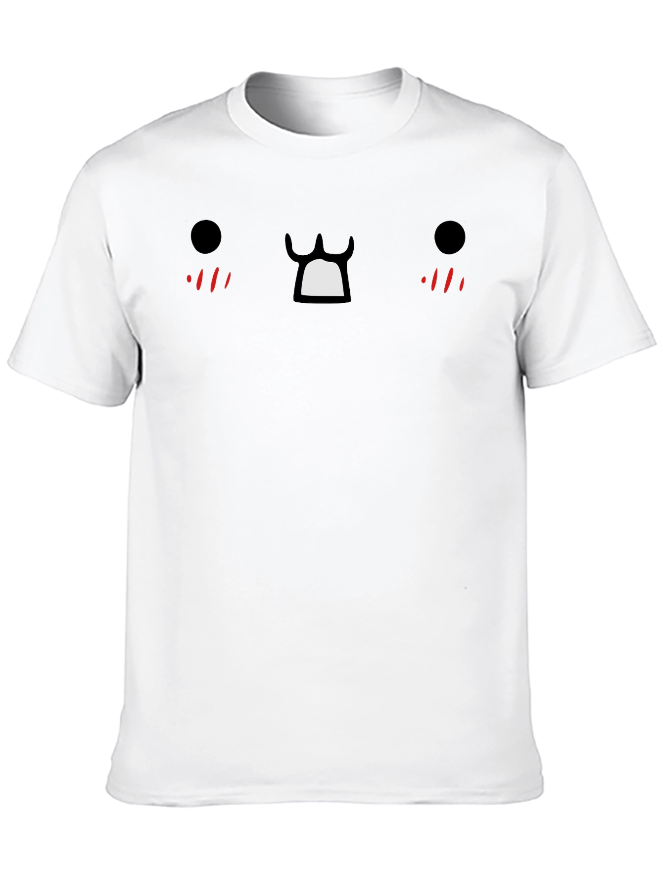 Funny Face Graphic Black T-Shirt