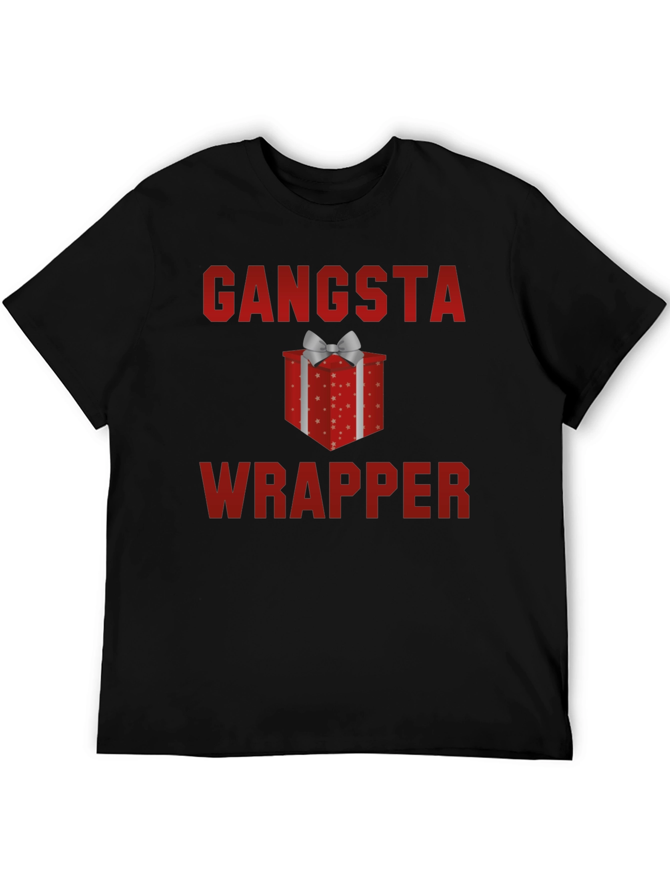 Gangsta Wrapper Funny Holiday T-Shirt
